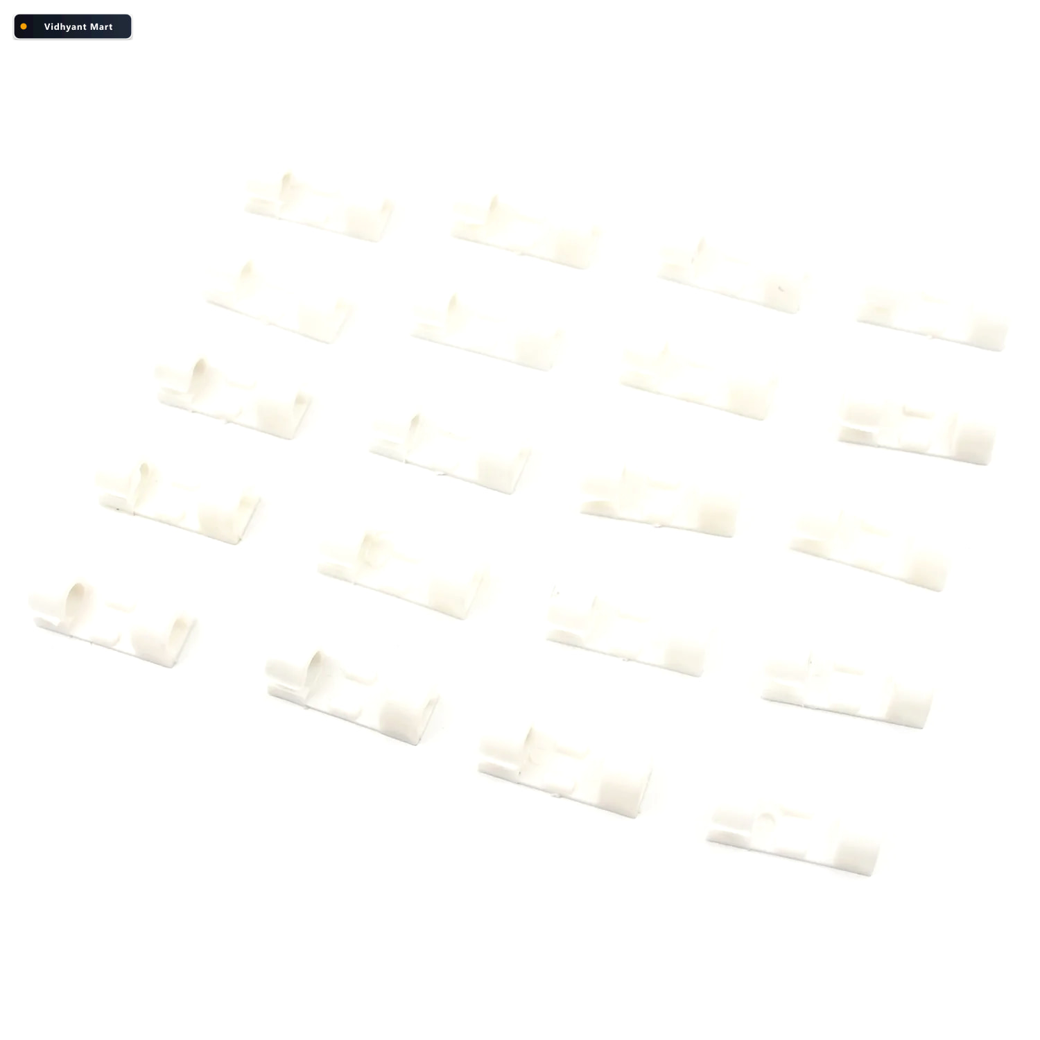 Vidhyant Mart Plastic Cable Clips Strong Adhesive Wire Organizer 3