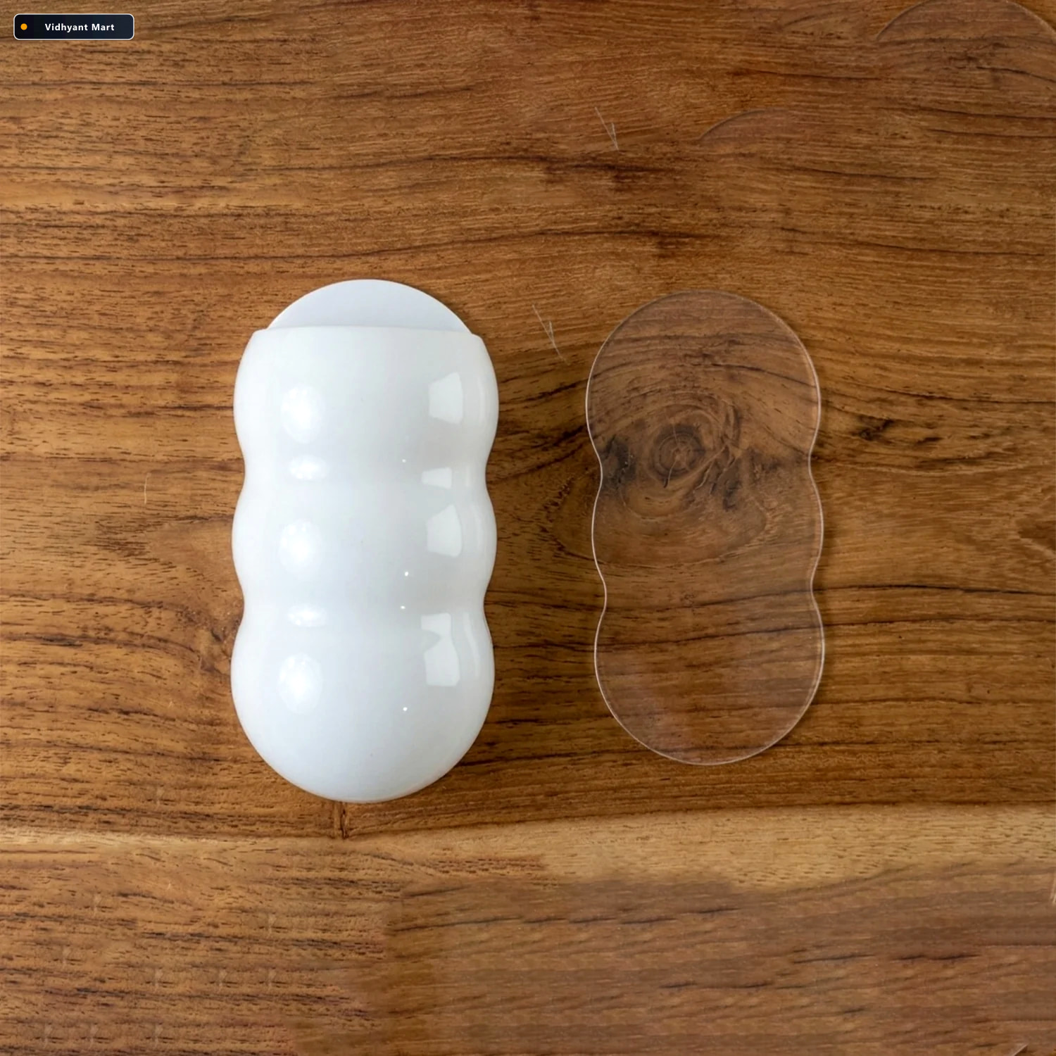 Vidhyant Mart Plastic Caterpillar Shape Self Adhesive Wall Tooth 3