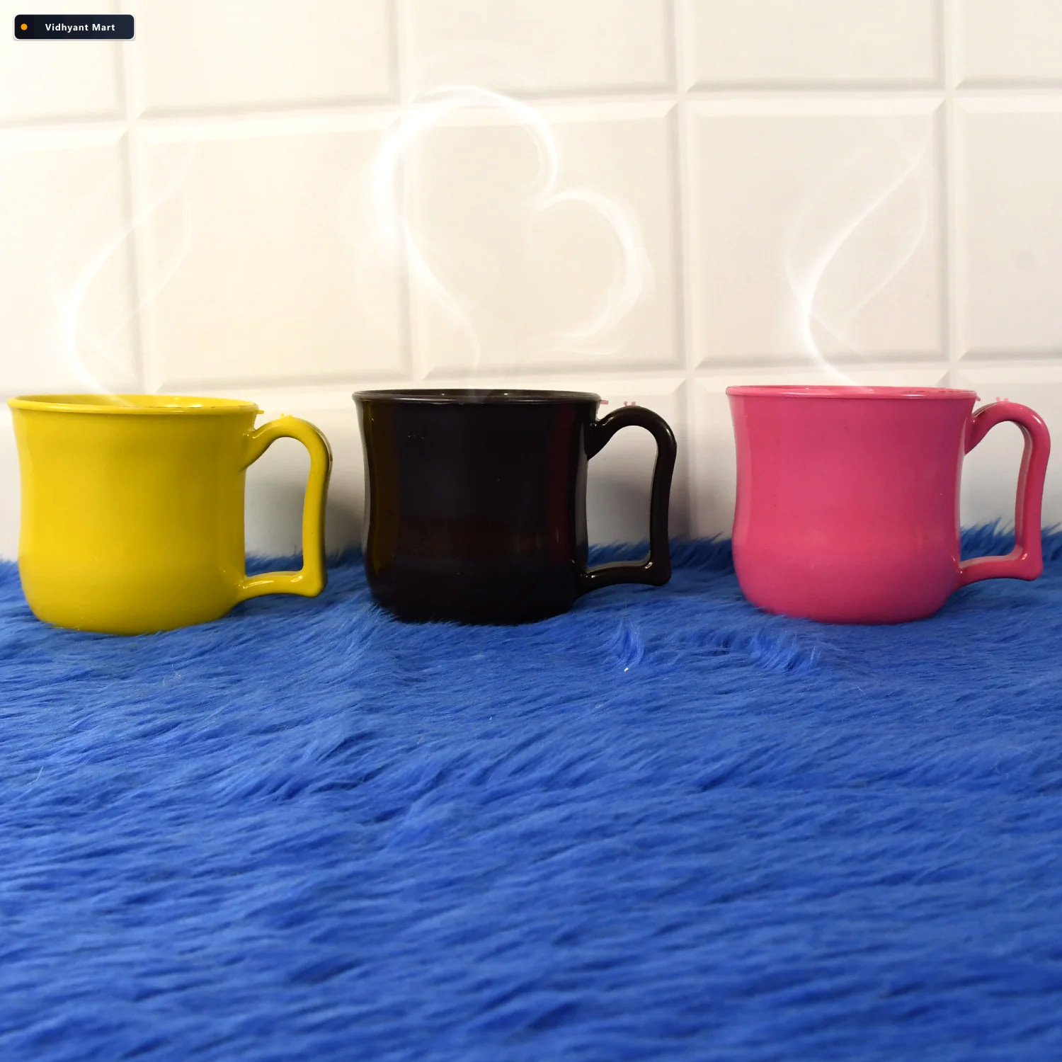 Vidhyant Mart Plastic Coffee Mug Lightweight Durable Tea Cup Mug 1