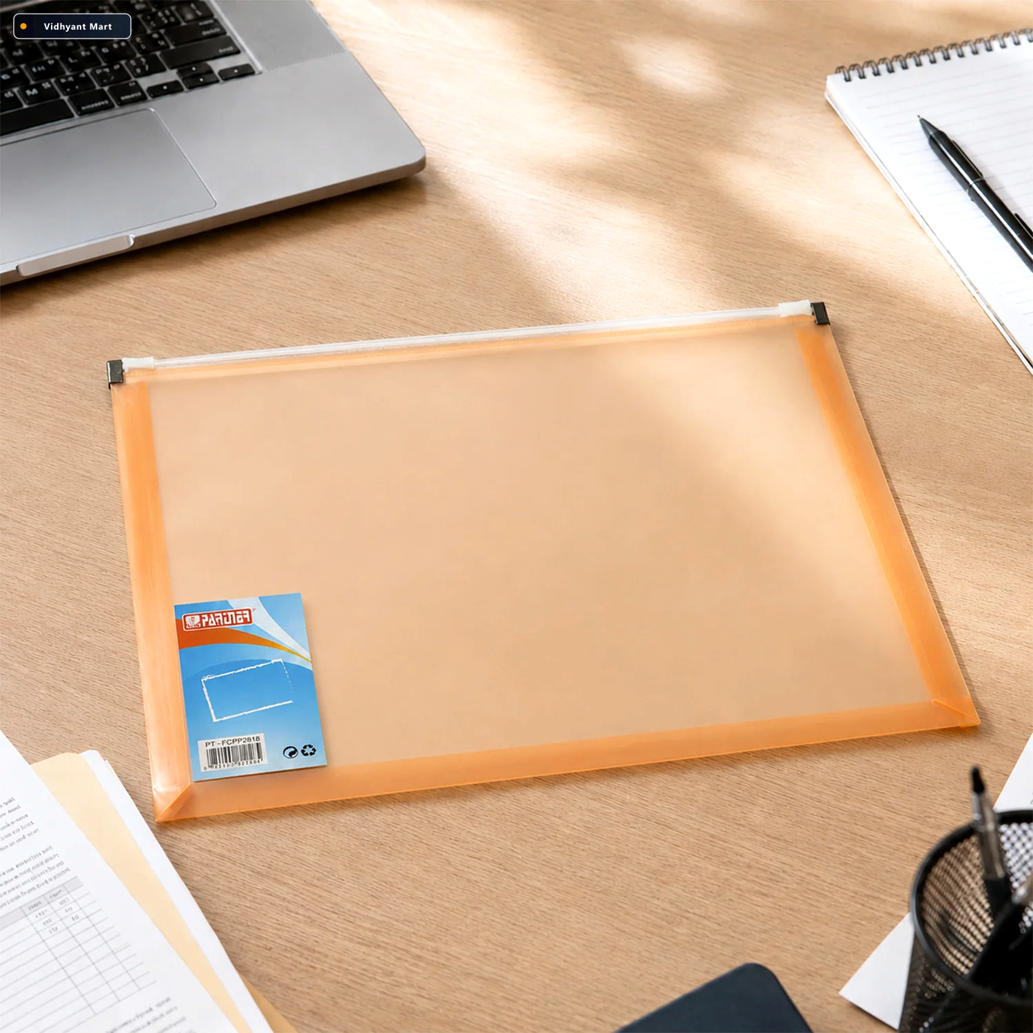 Vidhyant Mart Plastic Document File Folder Neatly Store A4 Paper 3