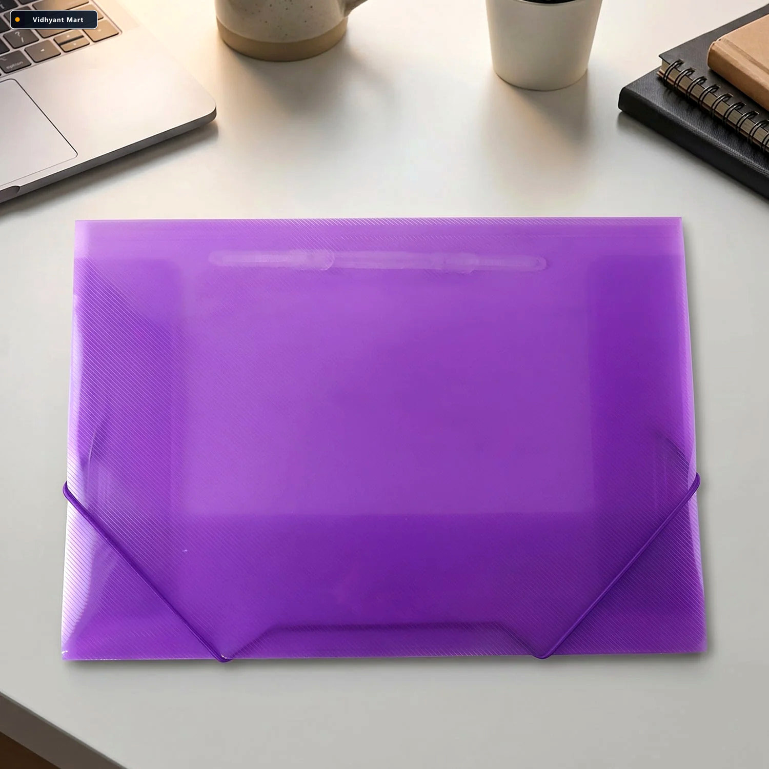 Vidhyant Mart Plastic Document File Folder Secure Waterproof A4 3