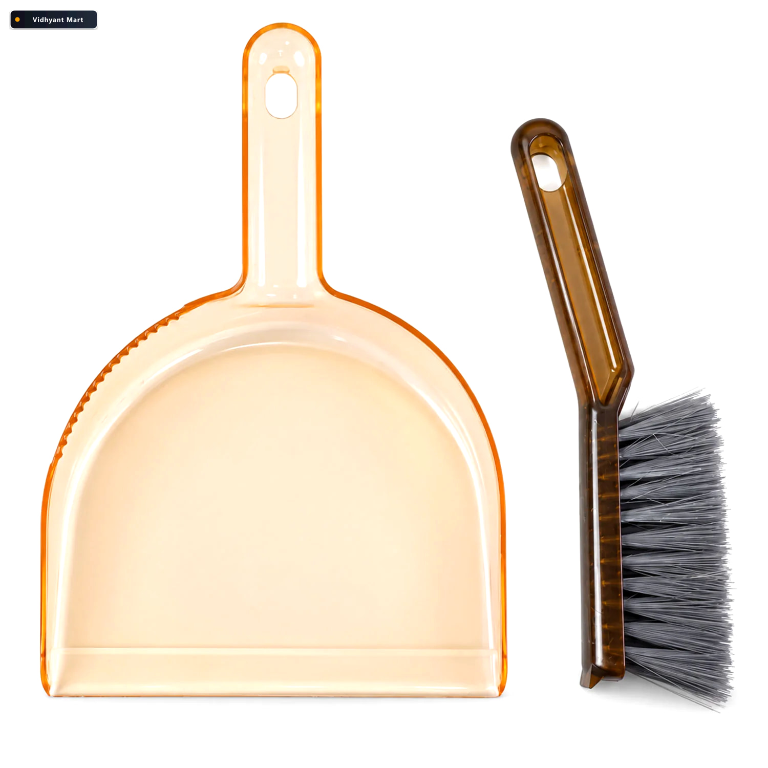 Vidhyant Mart Plastic Dustpan And Hand Brush For Kitchen And Eve 4
