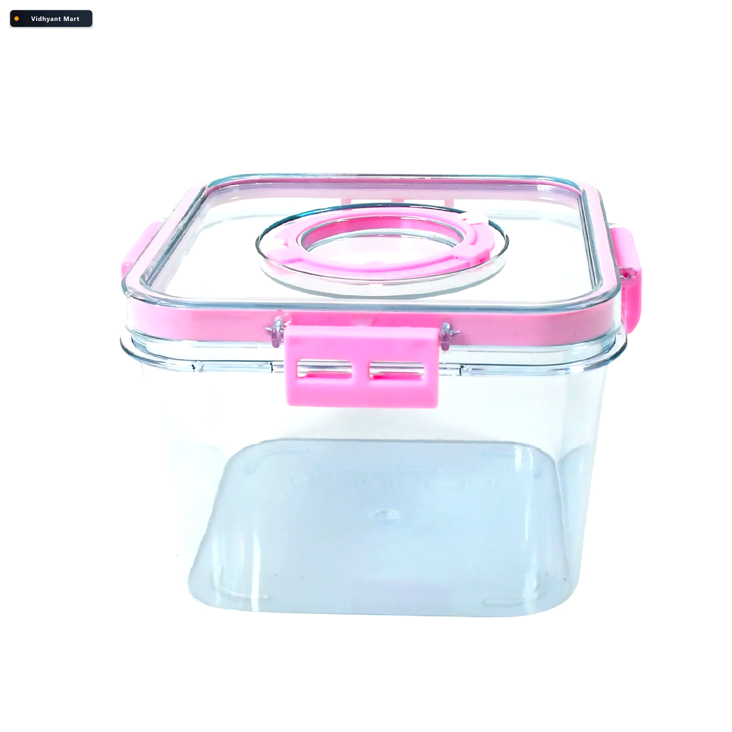 Vidhyant Mart Plastic Food Storage Container Clear Airtight 1400 4