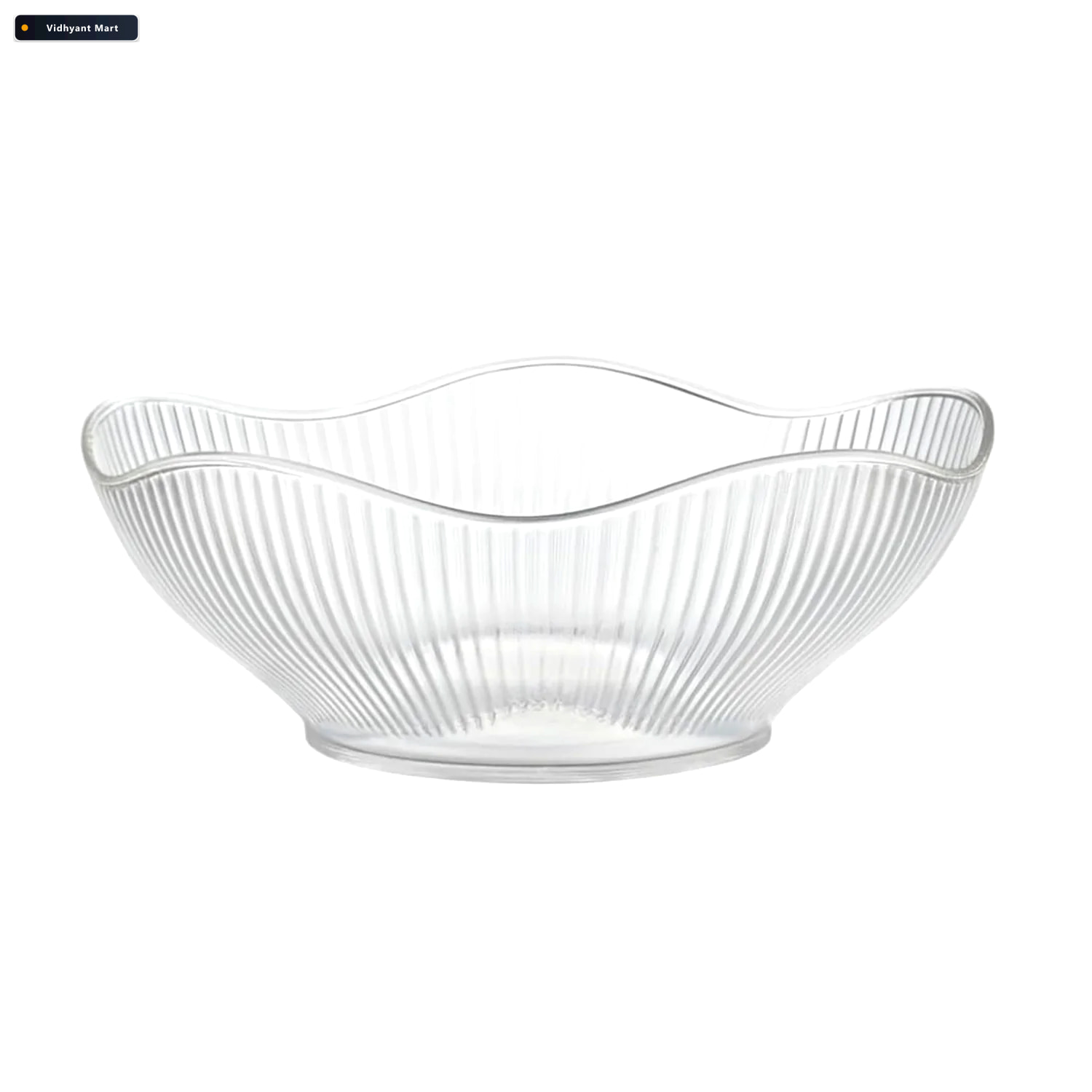 Vidhyant Mart Plastic Fruit Storage Basket Durable Elegant Rippl 4