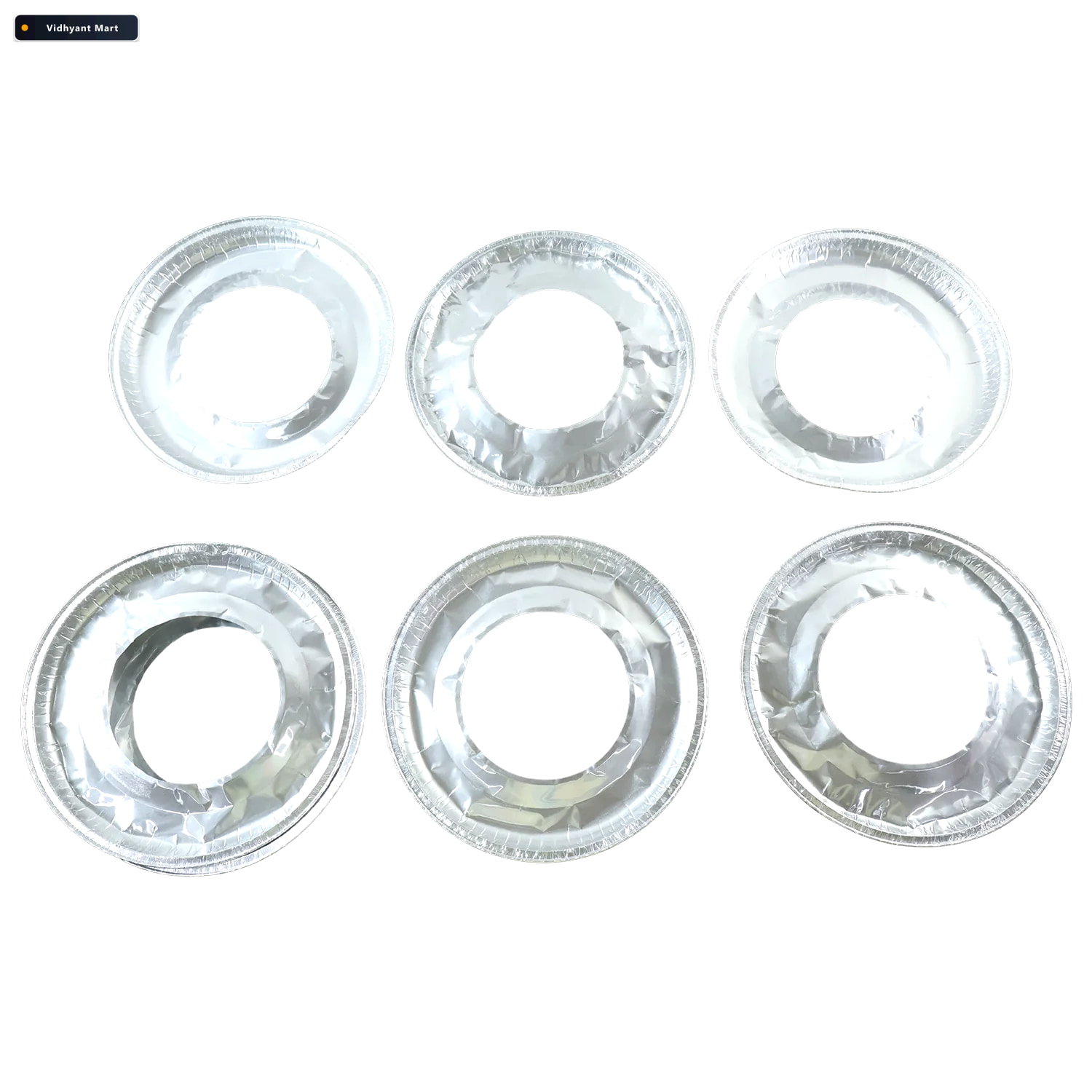 Vidhyant Mart Plastic Gas Stove Burner Cover Liners For Kitchen 4