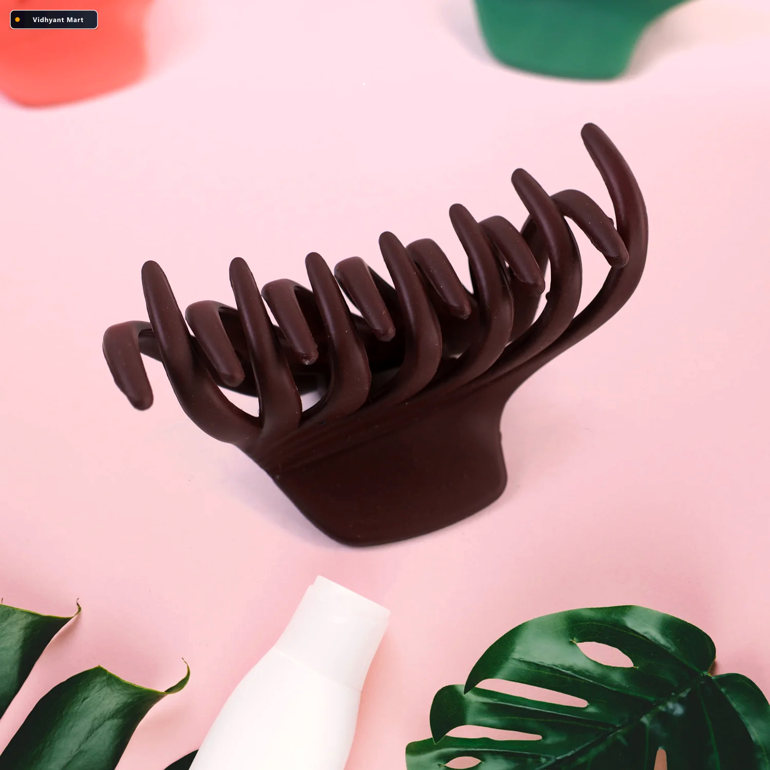 Vidhyant Mart Plastic Hair Clamp Lightweight Durable Matte Barre 1