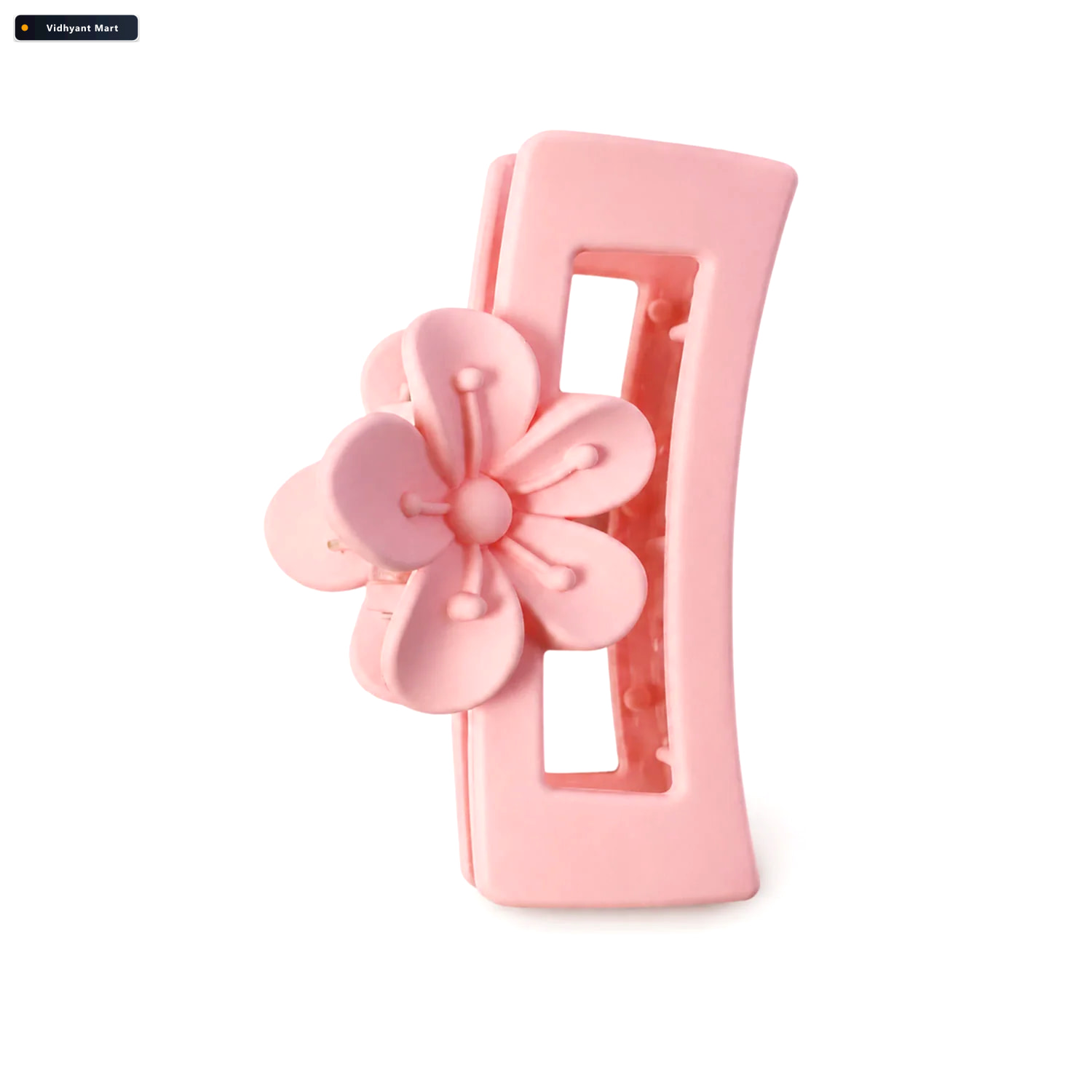 Vidhyant Mart Plastic Hair Claw Clip Strong Grip Trendy Design F 4