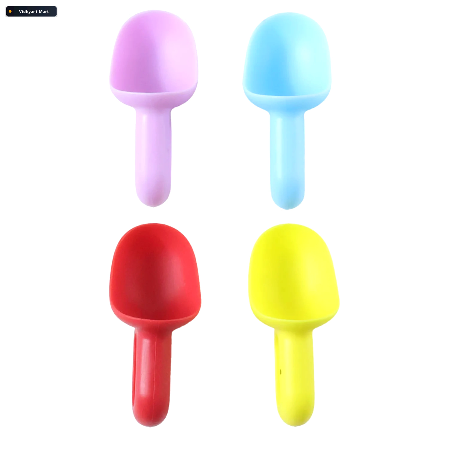 Vidhyant Mart Plastic Ice Cream Scoop 4 Pc Multipurpose Kitchen 4