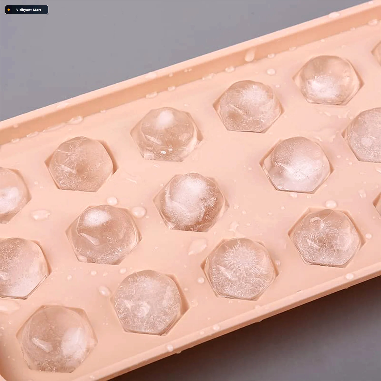 Vidhyant Mart Plastic Ice Cube Tray 18 Diamond Cavities For Easy 2