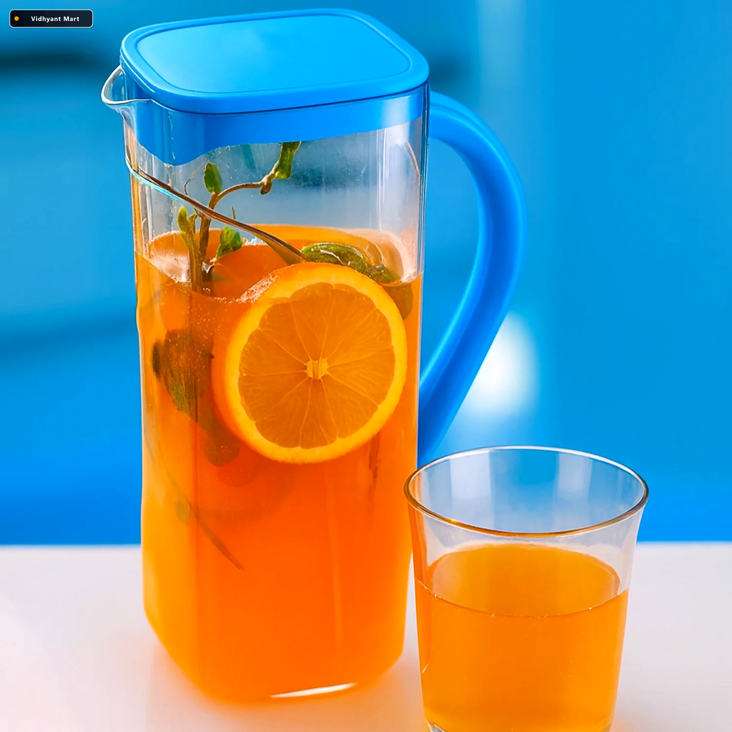 Vidhyant Mart Plastic Juice Jug 1500ml Durable Leakproof Ergonom 3