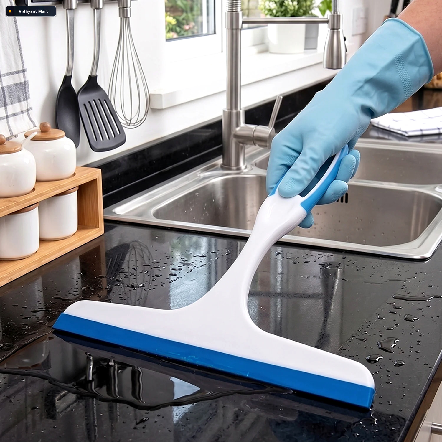 Vidhyant Mart Plastic Kitchen And Shower Squeegee Wiper For Glas 2