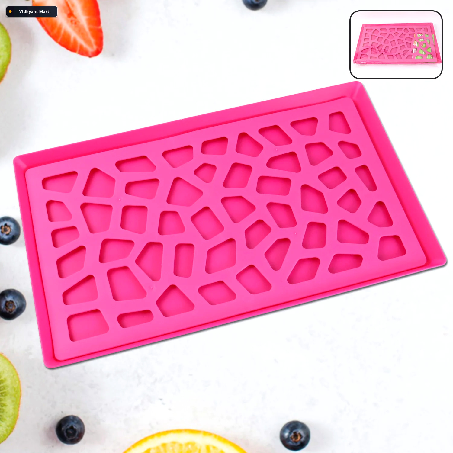 Vidhyant Mart Plastic Kitchen Tray Durable Modern Hollow Design 2