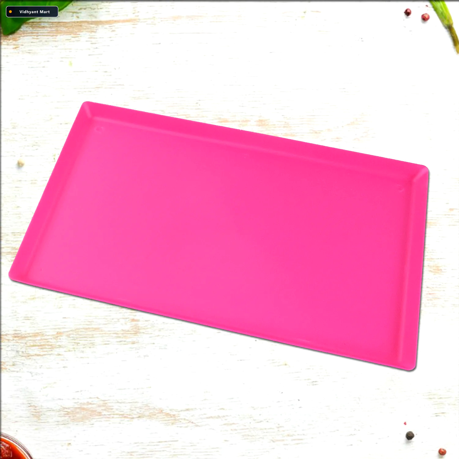Vidhyant Mart Plastic Kitchen Tray Durable Modern Hollow Design 4
