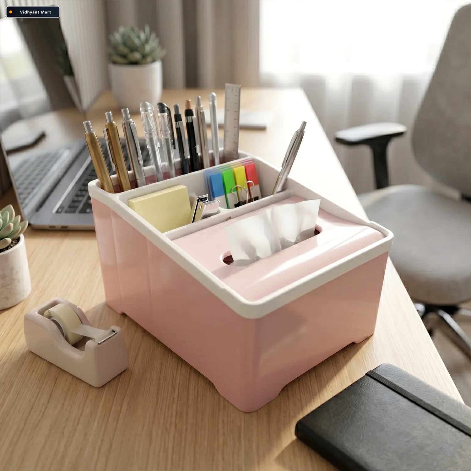 Vidhyant Mart Plastic Multipurpose Storage Organizer Box Space S 3