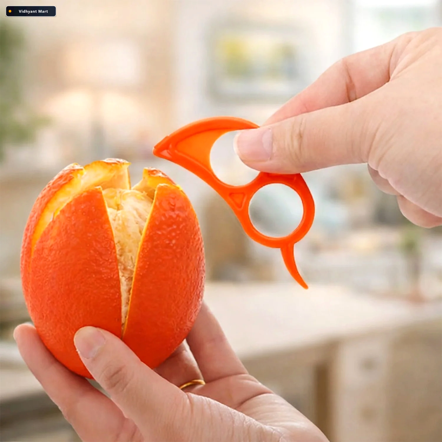 Vidhyant Mart Plastic Orange Peeler Tool Easy Peel Set Of 5 For 4