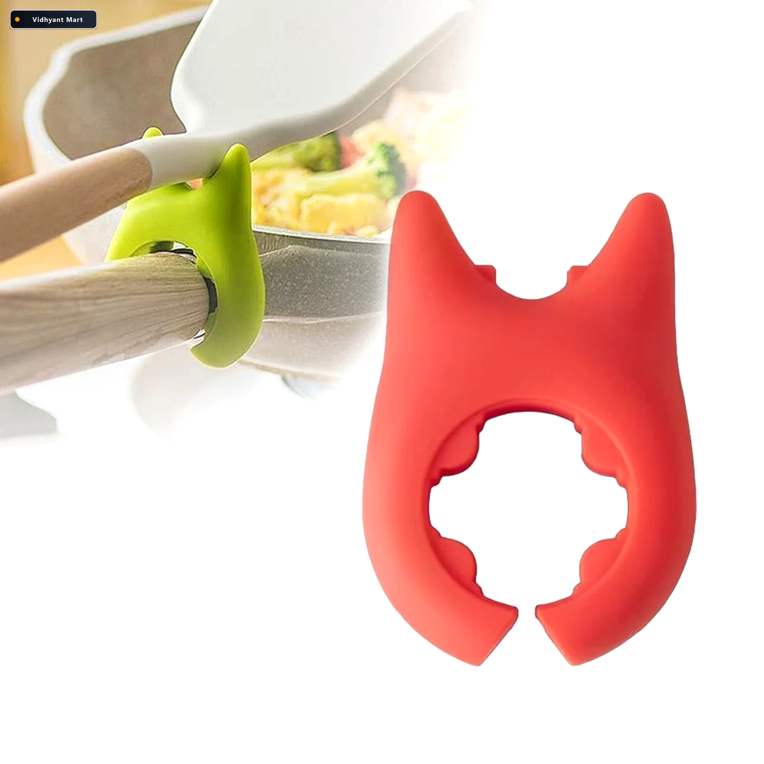 Vidhyant Mart Plastic Pot Holder With Cat Ear Design Adjustable 3