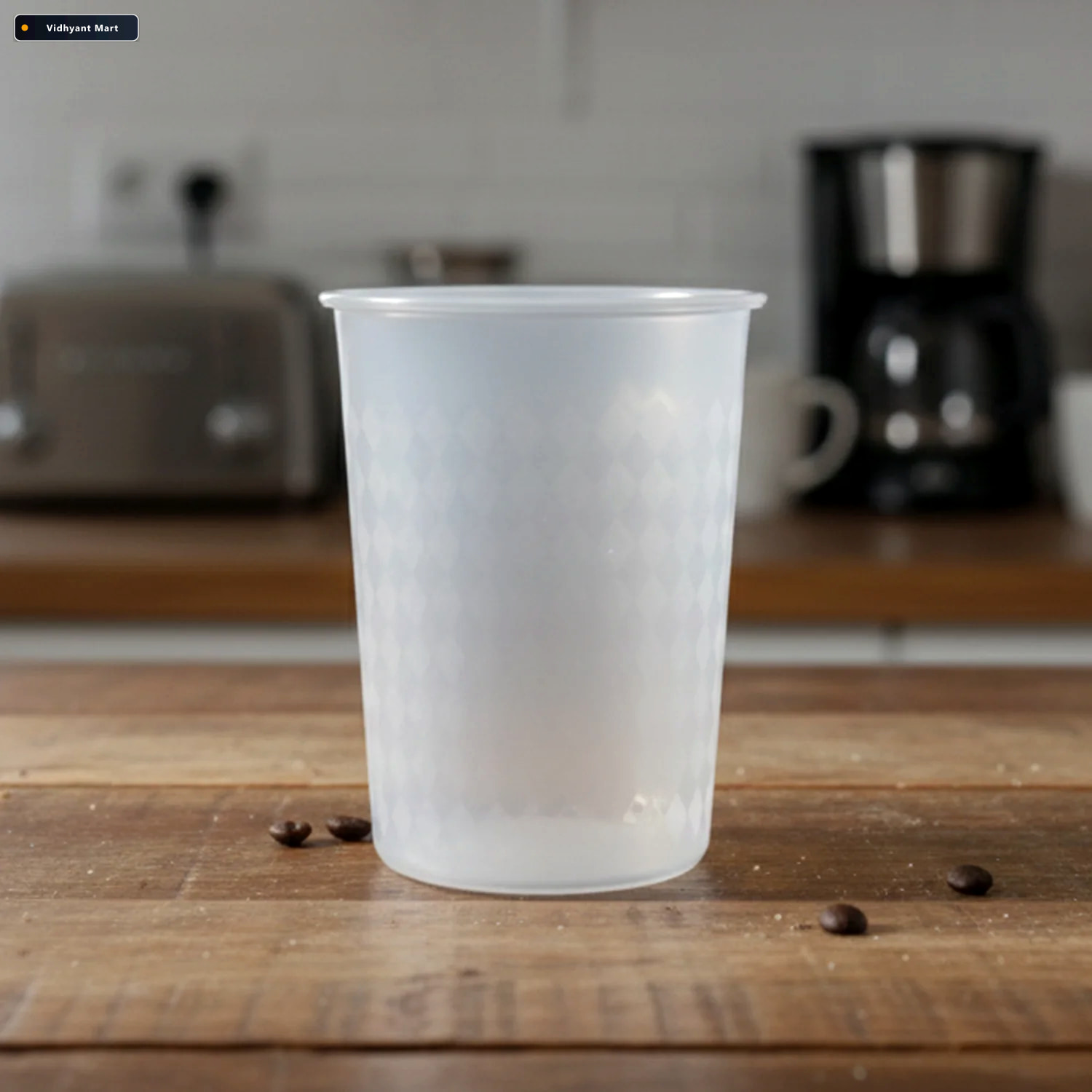 Vidhyant Mart Plastic Reusable Drinking Glass 200 Ml Durable Lig 4