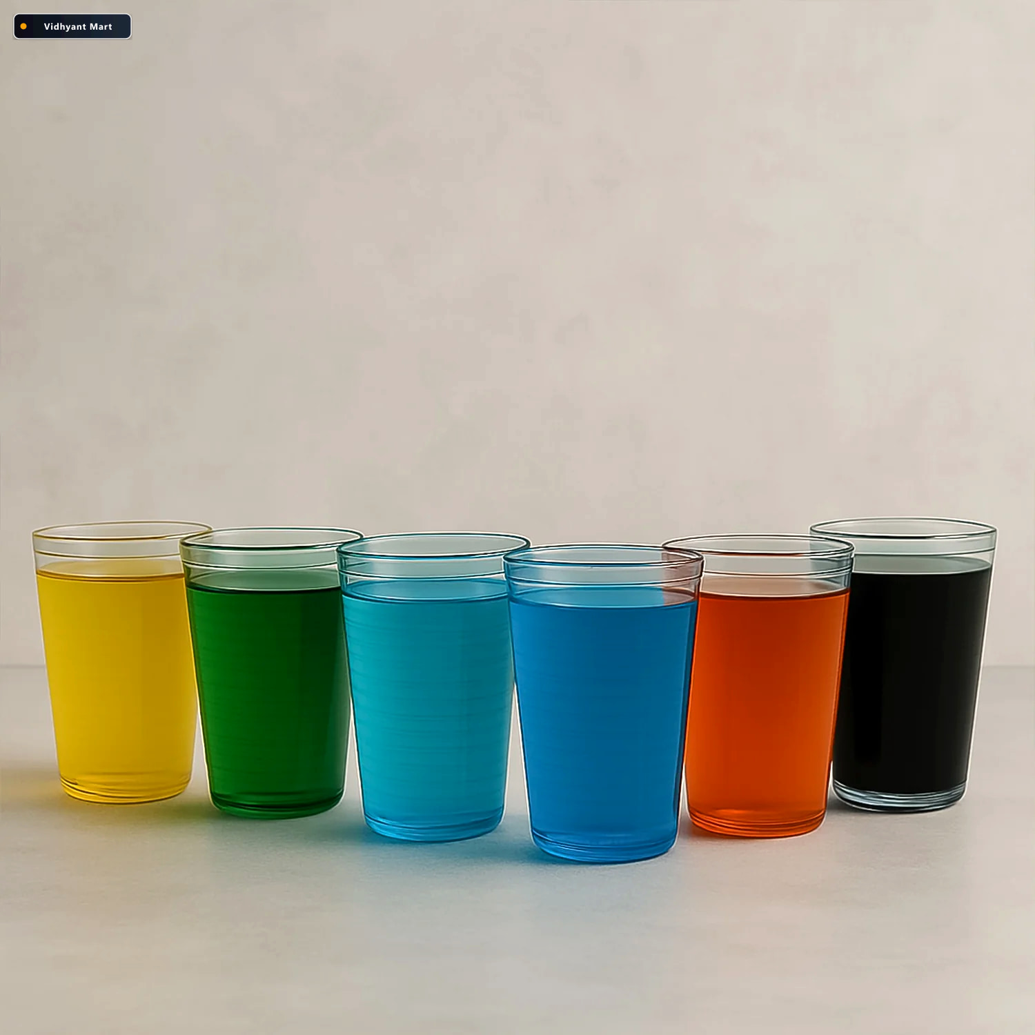 Vidhyant Mart Plastic Ringo Glass Durable 300ml Crystal Clear Tu 2