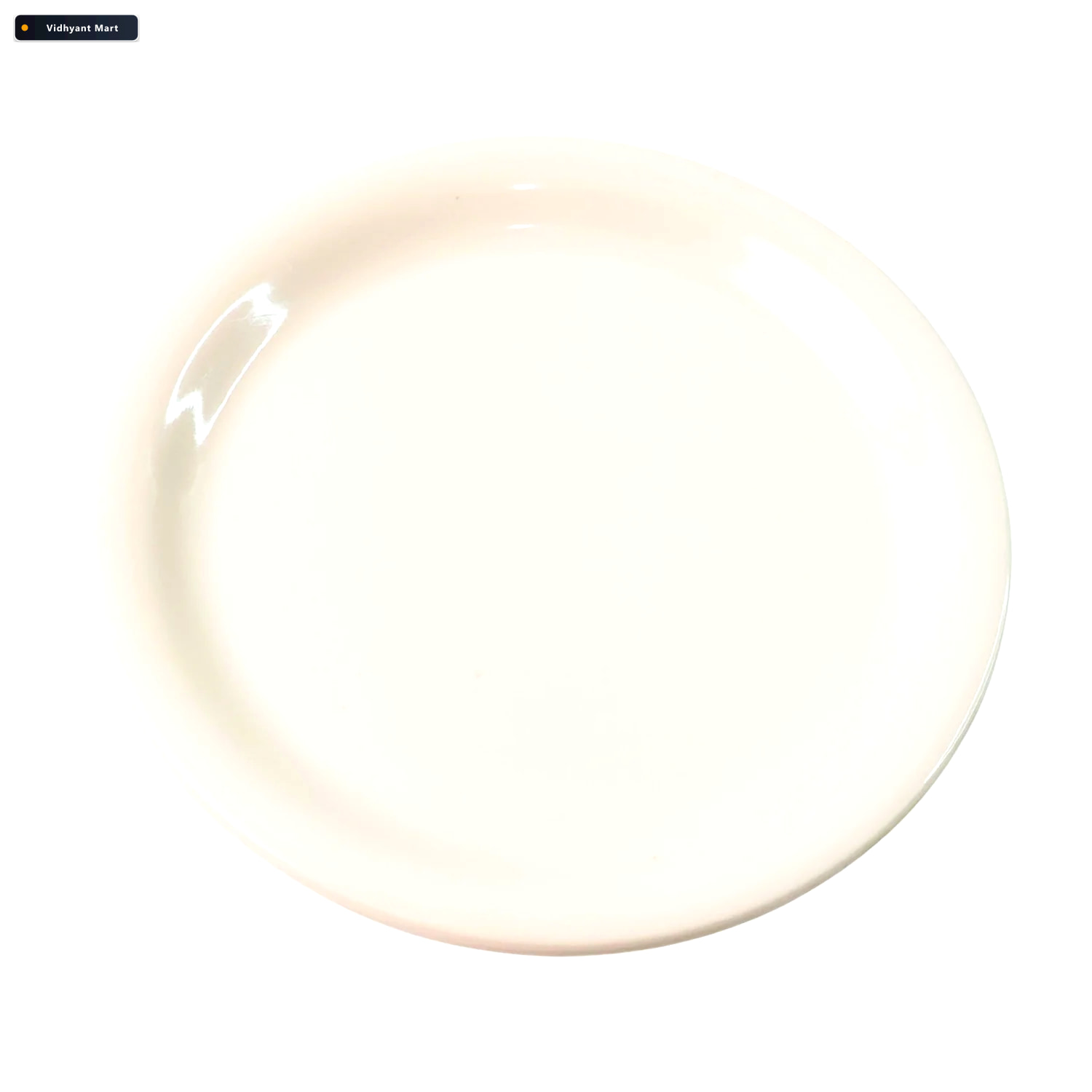 Vidhyant Mart Plastic Round Dinner Plate 19 Cm Durable Lightweig 4