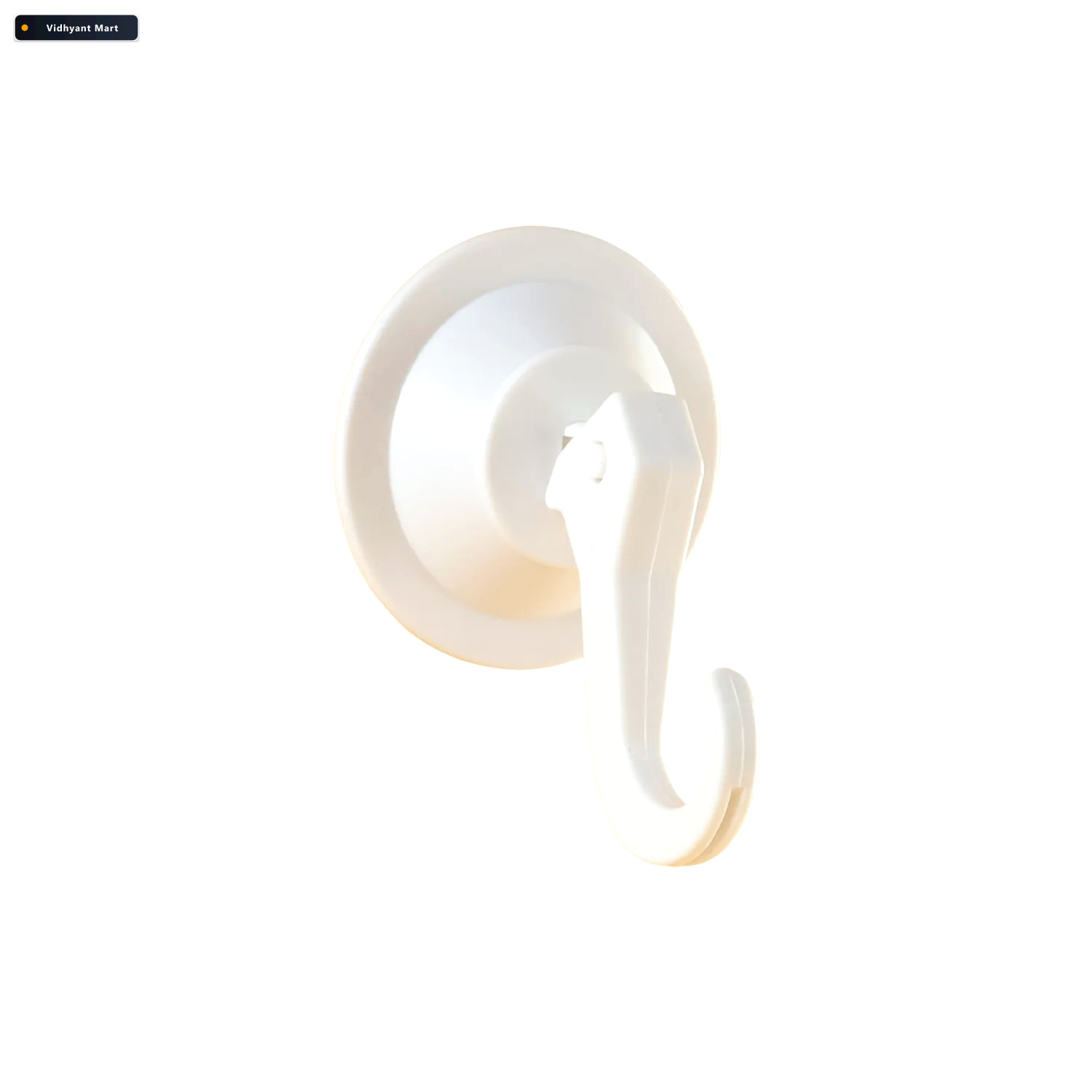 Vidhyant Mart Plastic Round Suction Wall Hook For Bathroom Kitch 4