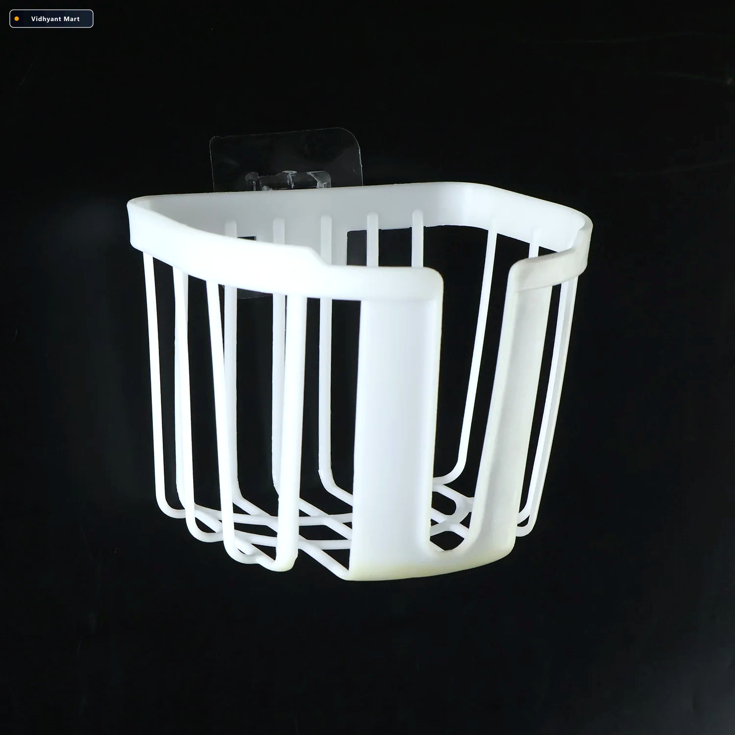 Vidhyant Mart Plastic Self Adhesive Wall Mounted Toilet Paper Ro 2
