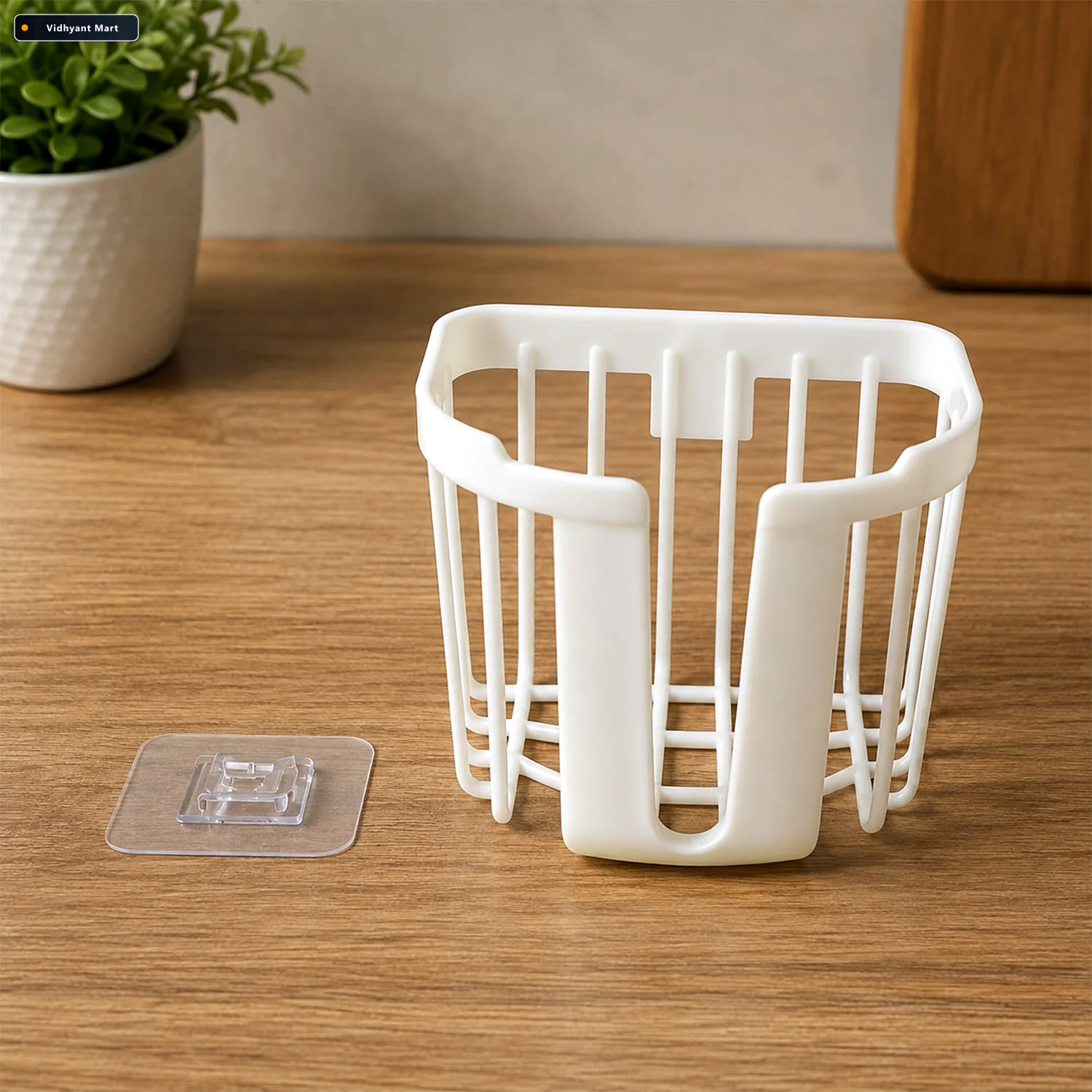 Vidhyant Mart Plastic Self Adhesive Wall Mounted Toilet Paper Ro 4