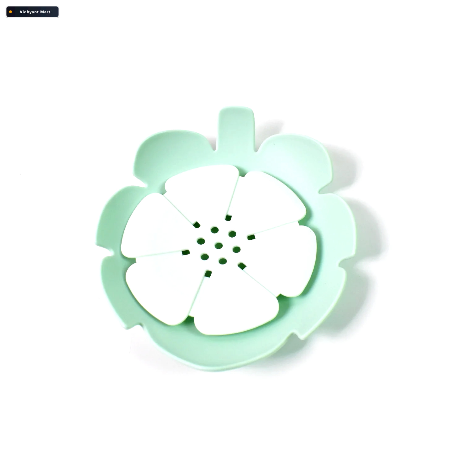 Vidhyant Mart Plastic Soap Dish Self Draining Floral Design Velv 4