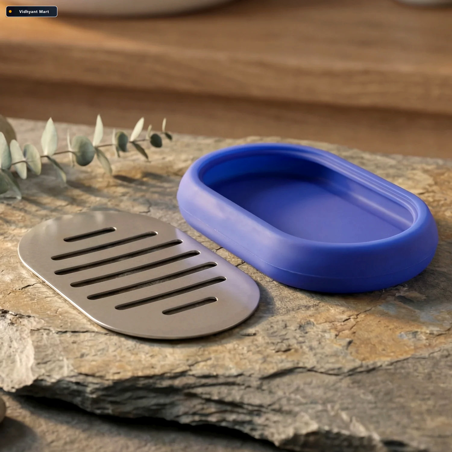 Vidhyant Mart Plastic Soap Holder Tray Keeps Soap Dry And Organi 4