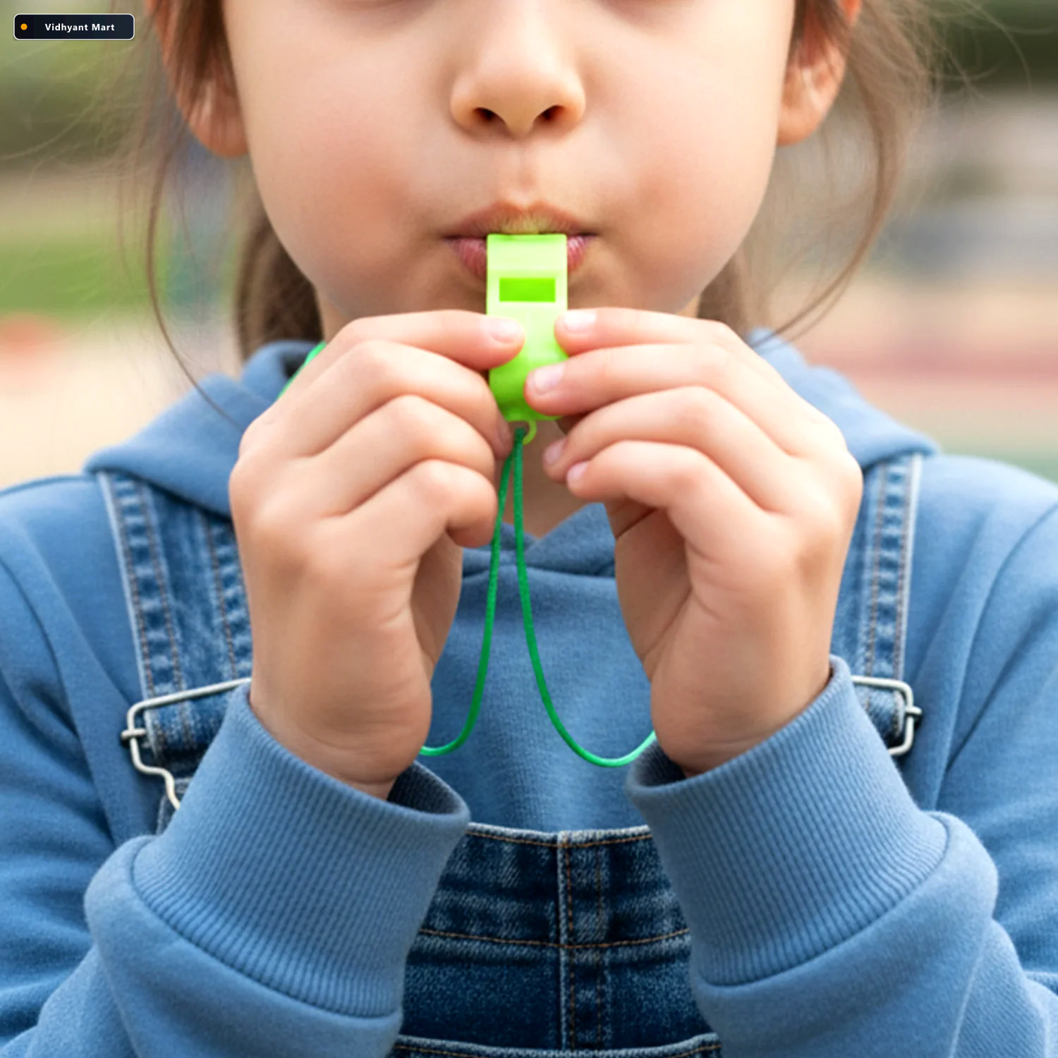 Vidhyant Mart Plastic Sports Whistle Loud And Durable Safety Sig 4