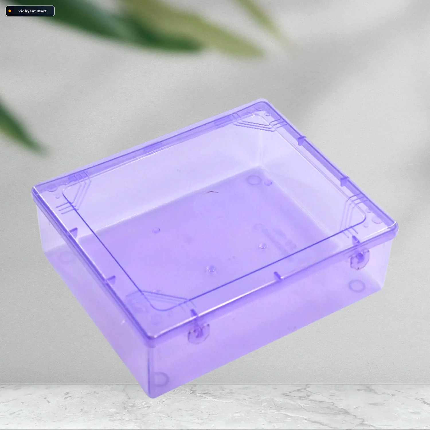 Vidhyant Mart Plastic Storage Container Clear Multipurpose Tidy 1