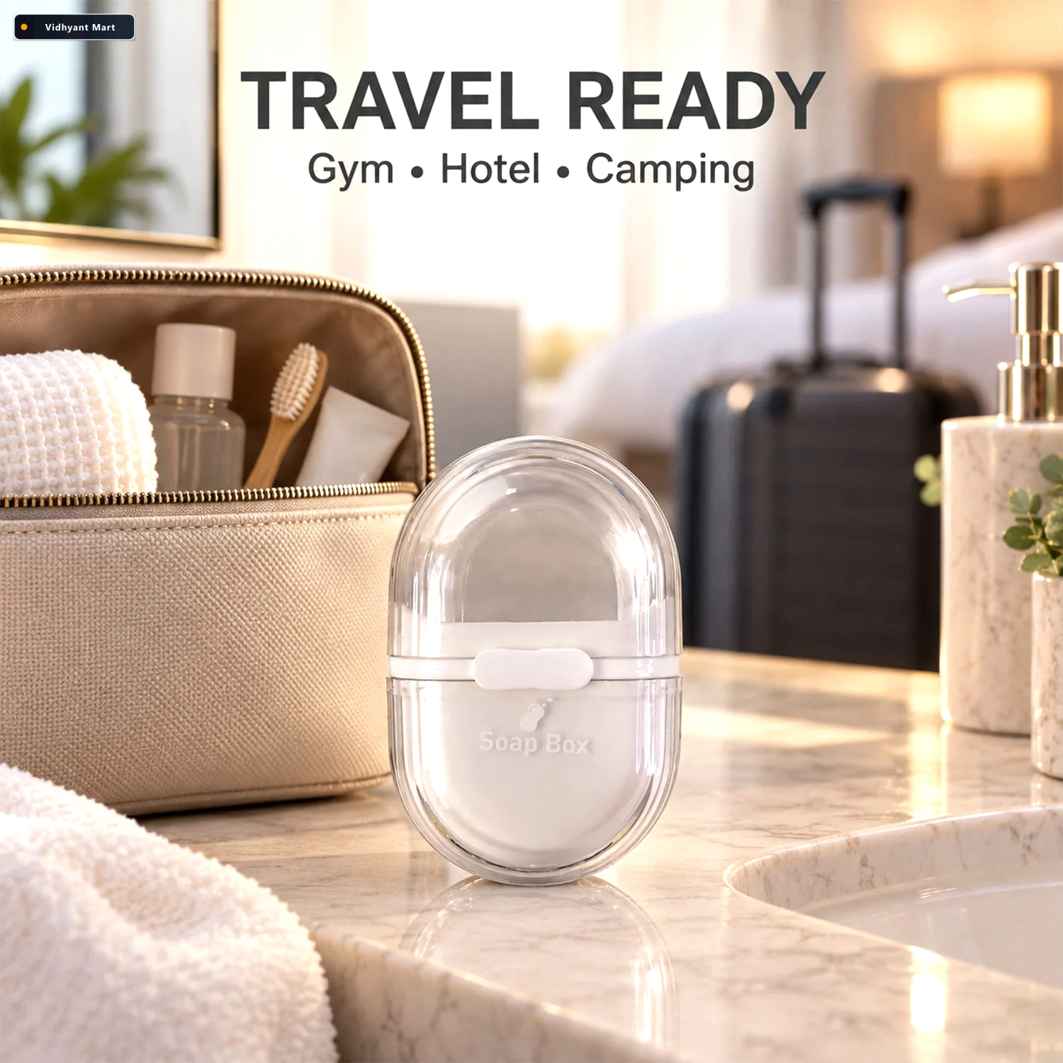 Vidhyant Mart Plastic Travel Soap Case With Slide Lock And Remov 3