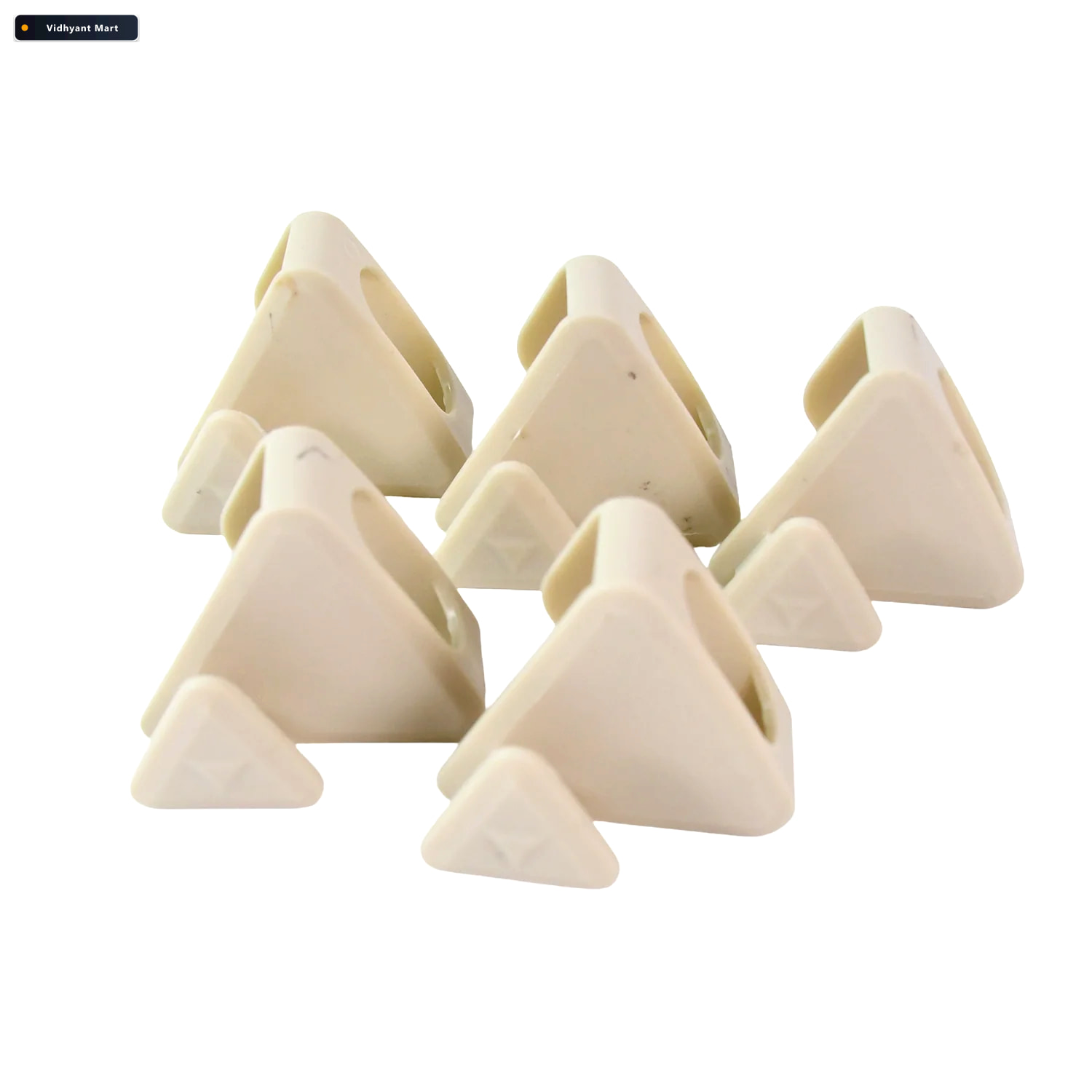 Vidhyant Mart Plastic Triangle Hanger Connector Hooks Space Savi 3