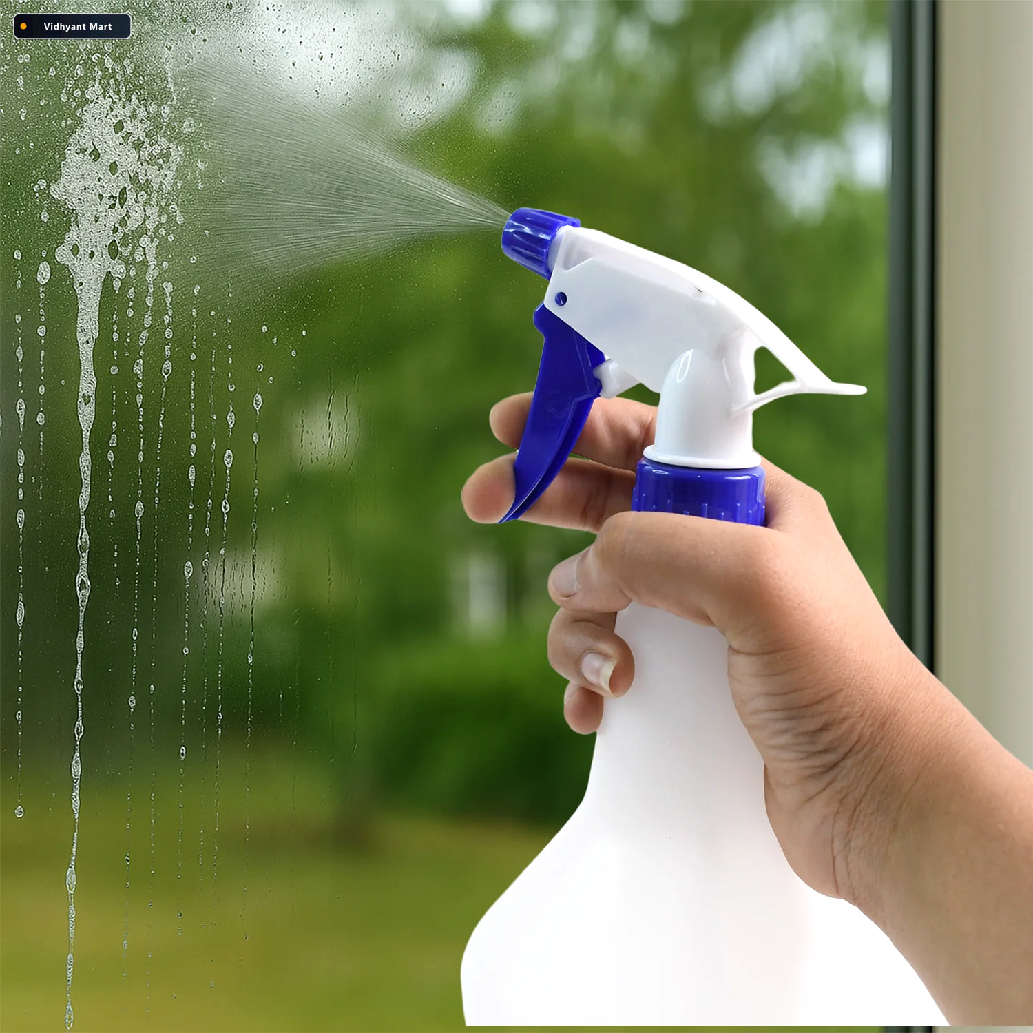 Vidhyant Mart Plastic Trigger Spray Bottle 1l Adjustable Mist St 1