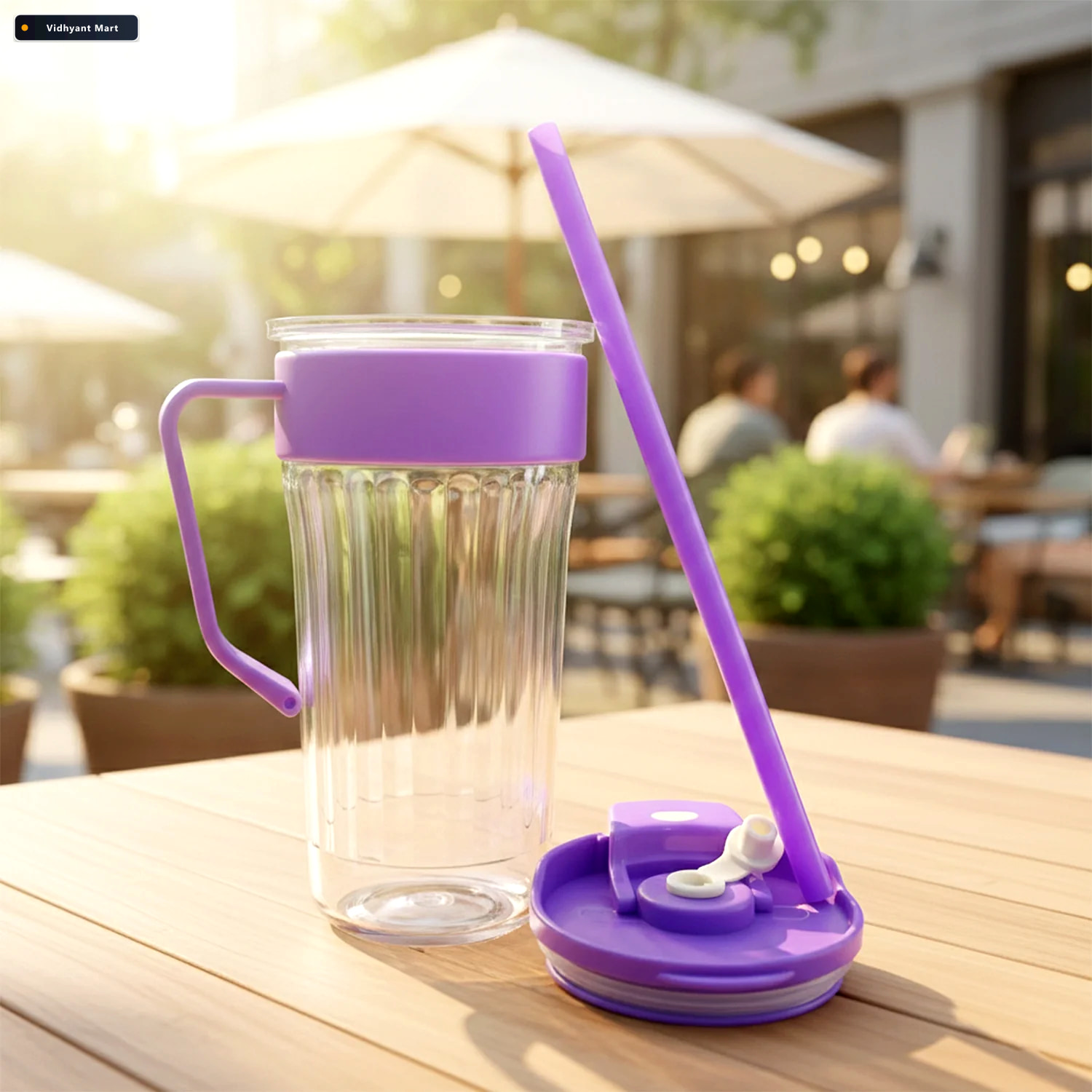 Vidhyant Mart Plastic Tumbler For Kids Spill Free 500ml With Str 2