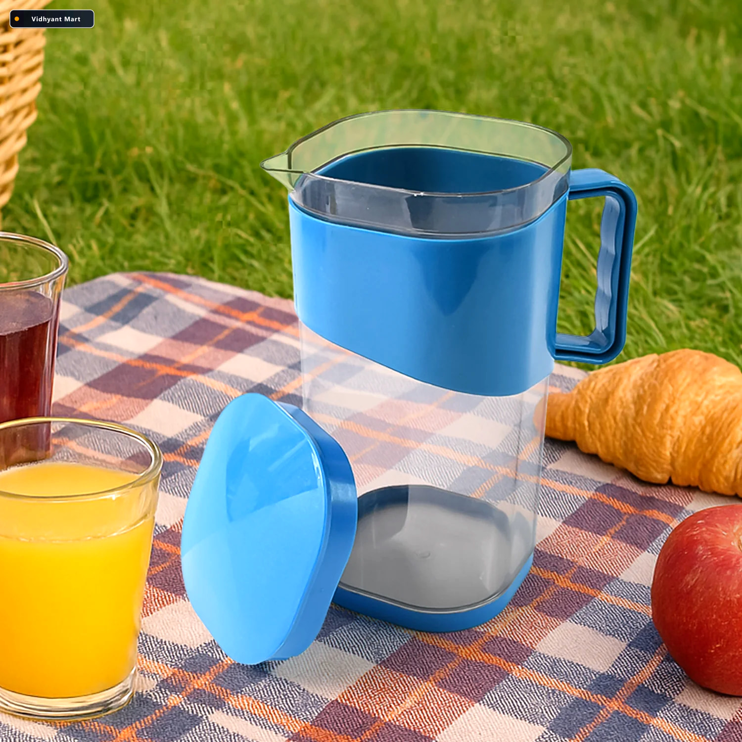 Vidhyant Mart Plastic Water Jug 18 Litre Bpa Free With Lid Handl 2