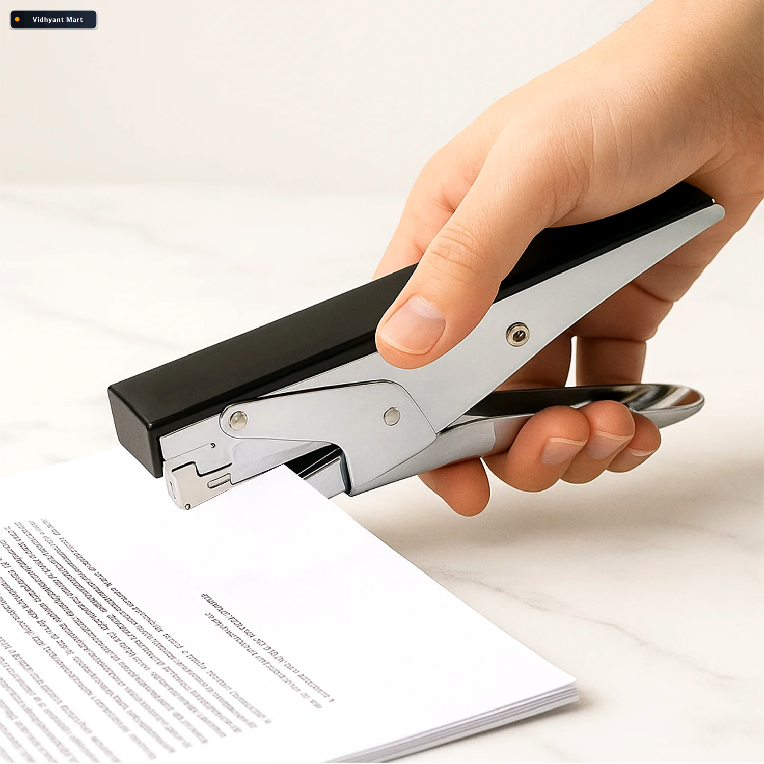 Vidhyant Mart Plier Stapler Heavy Duty Metal Body For Up To 30 S 3