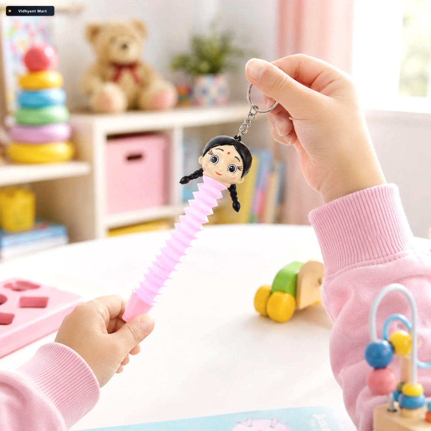 Vidhyant Mart Pop Tube Sensory Fidget Toy Stretch Twist Pop For 2