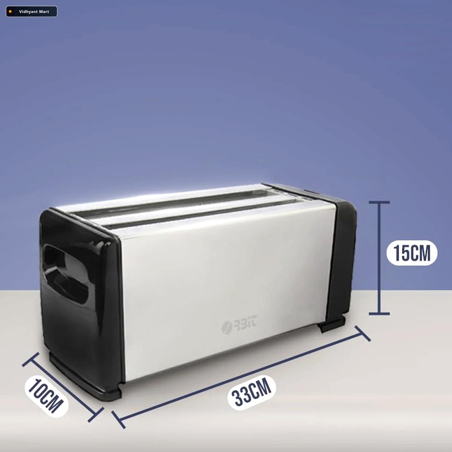 Vidhyant Mart Pop Up Toaster 1200w 4 Slice Adjustable Browning S 2