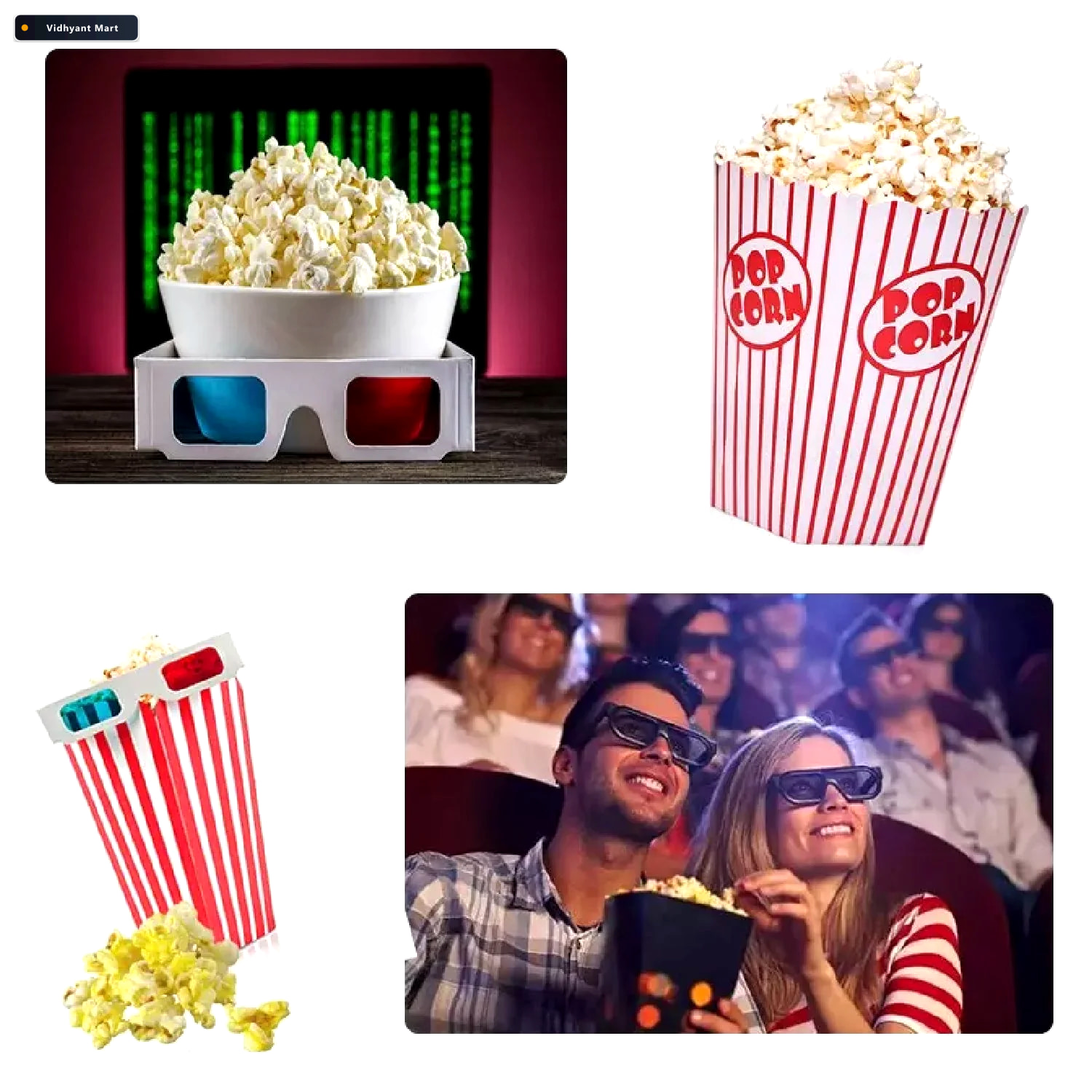 Vidhyant Mart Popcorn Maker Machine Electric Hot Air For Home In 4