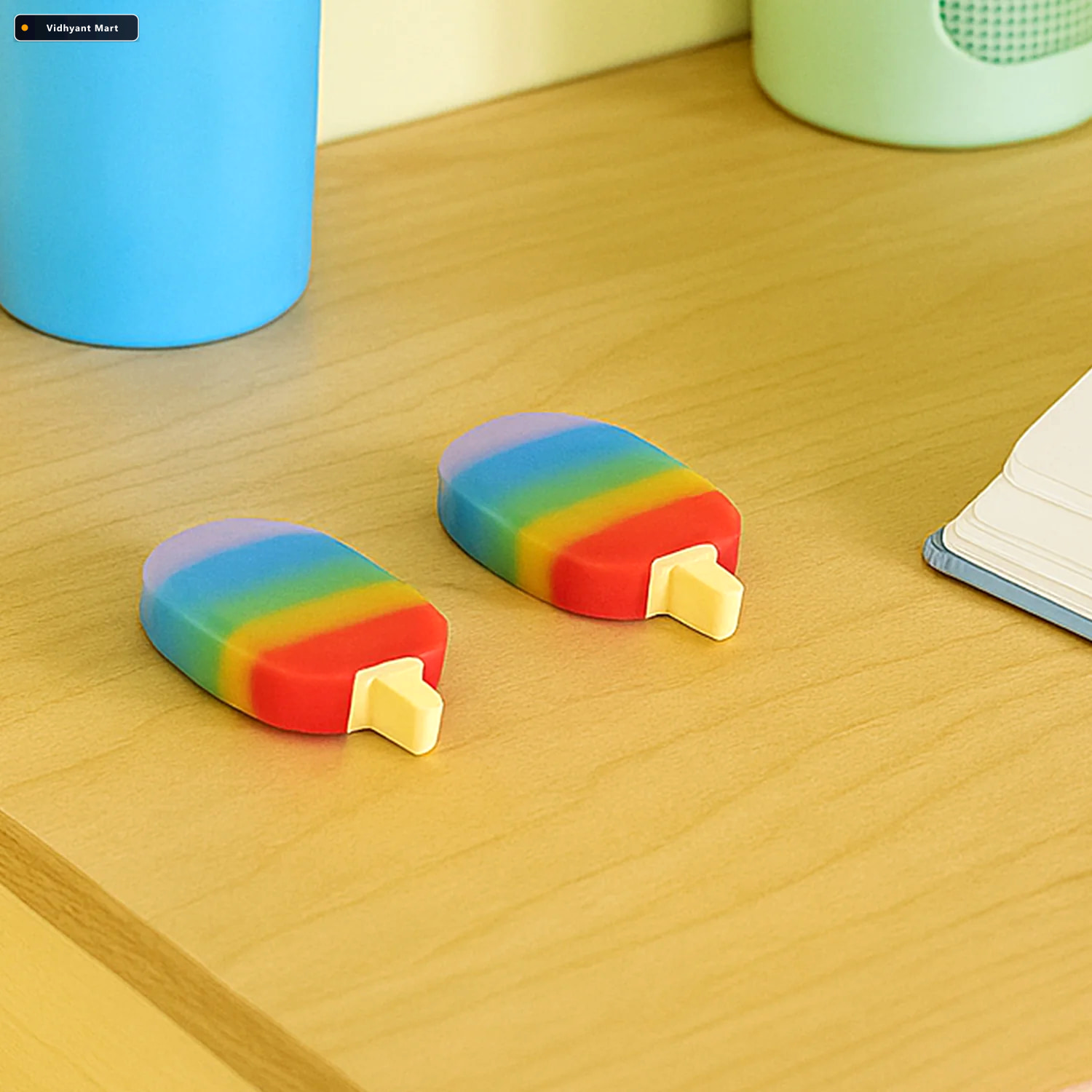 Vidhyant Mart Popsicle Erasers Cute Jelly Mini Erasers For Kids 1
