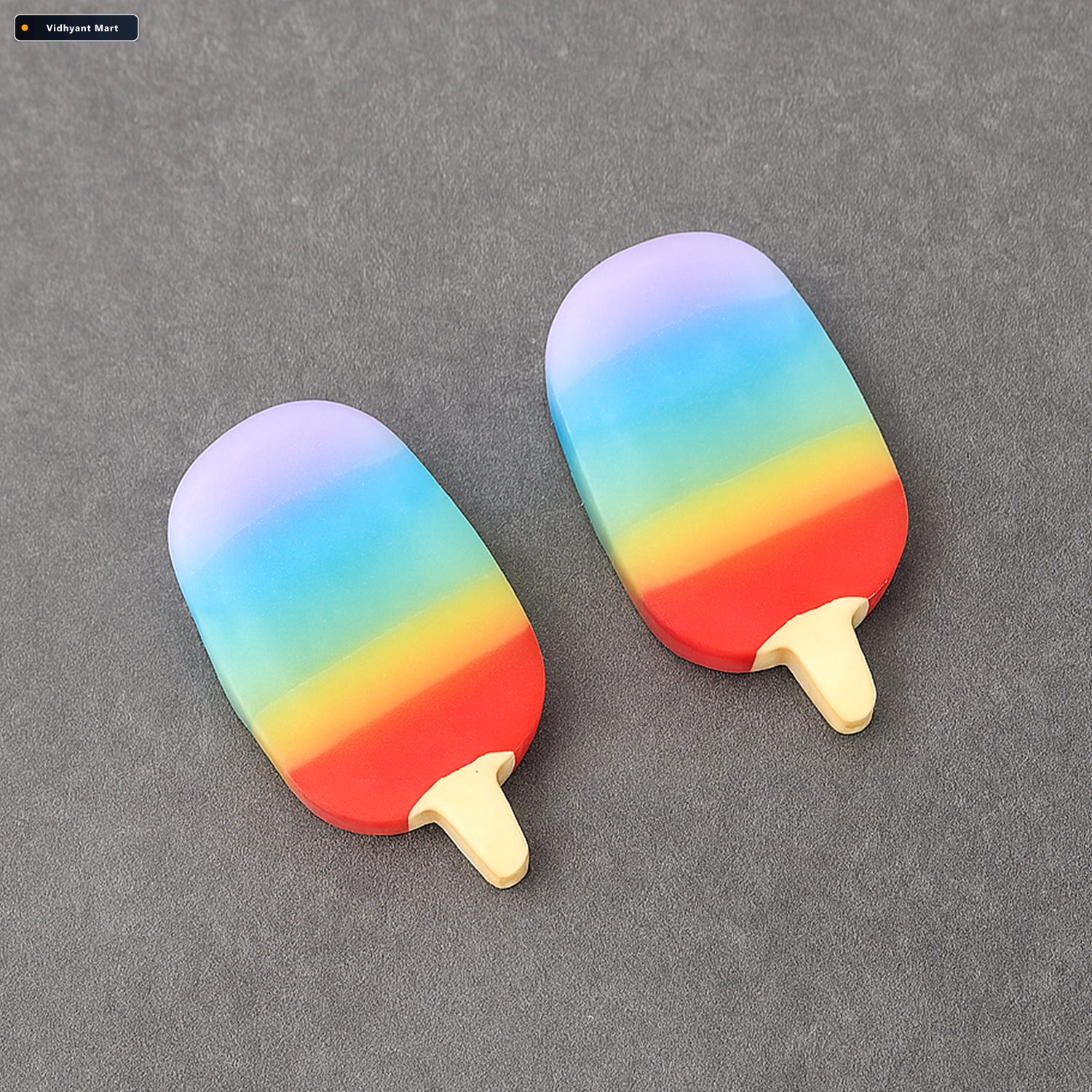 Vidhyant Mart Popsicle Erasers Cute Jelly Mini Erasers For Kids 2