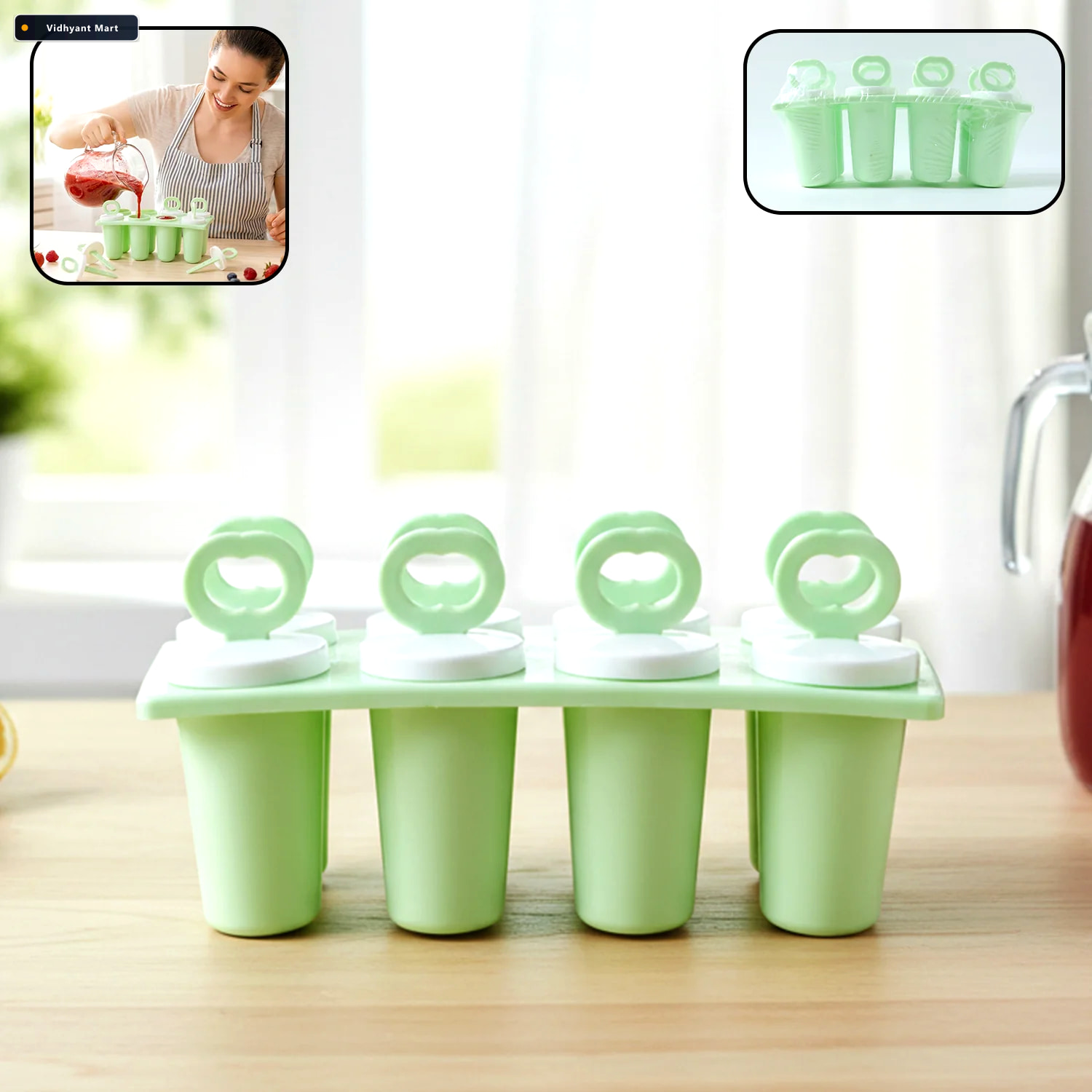 Vidhyant Mart Popsicle Maker Set Create Homemade Frozen Treats E 2