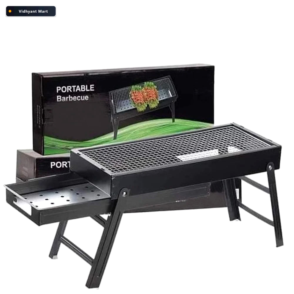 Vidhyant Mart Portable Charcoal Bbq Grill Folding Design For Out 2