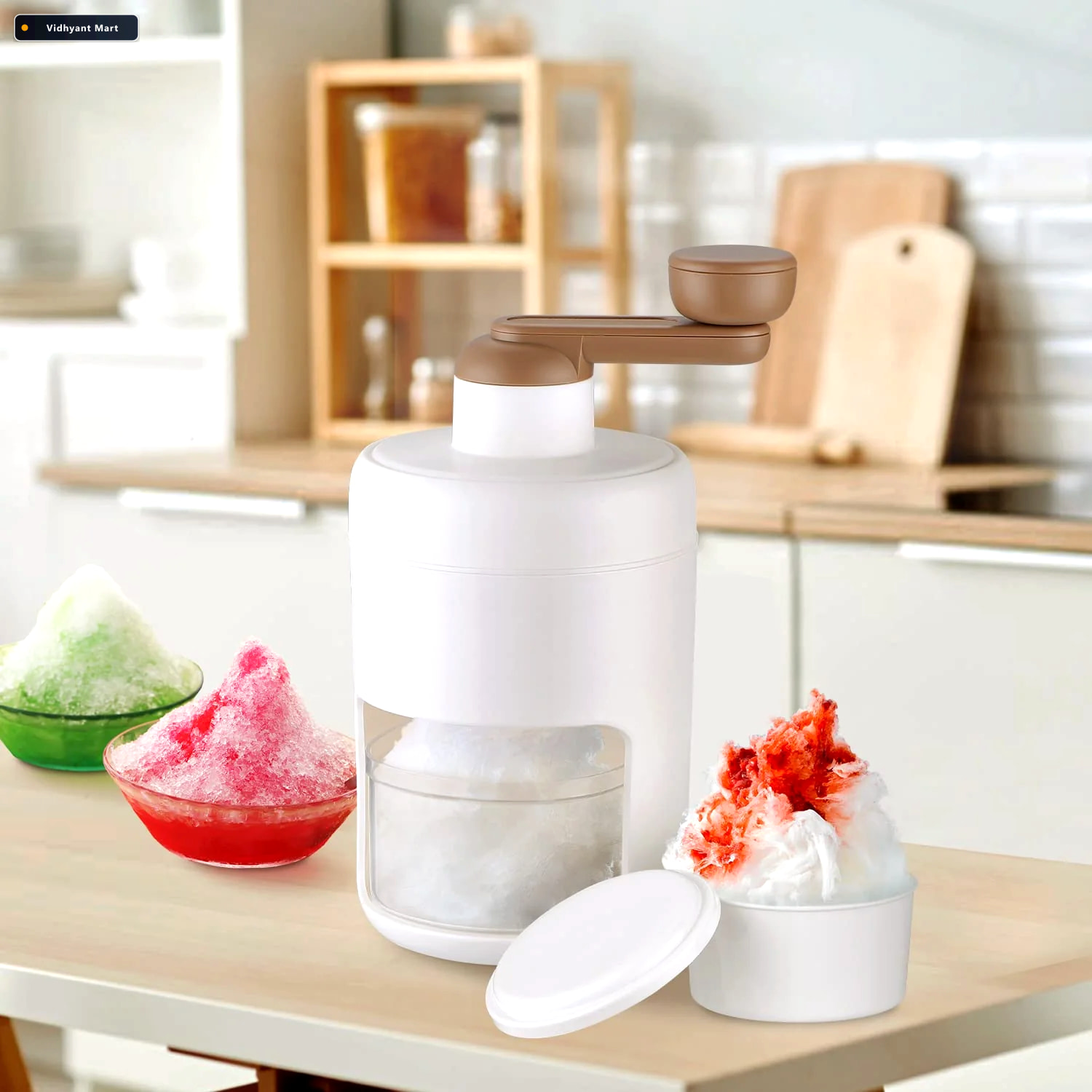 Vidhyant Mart Portable Gola Maker Manual Shaved Ice Machine Stor 1