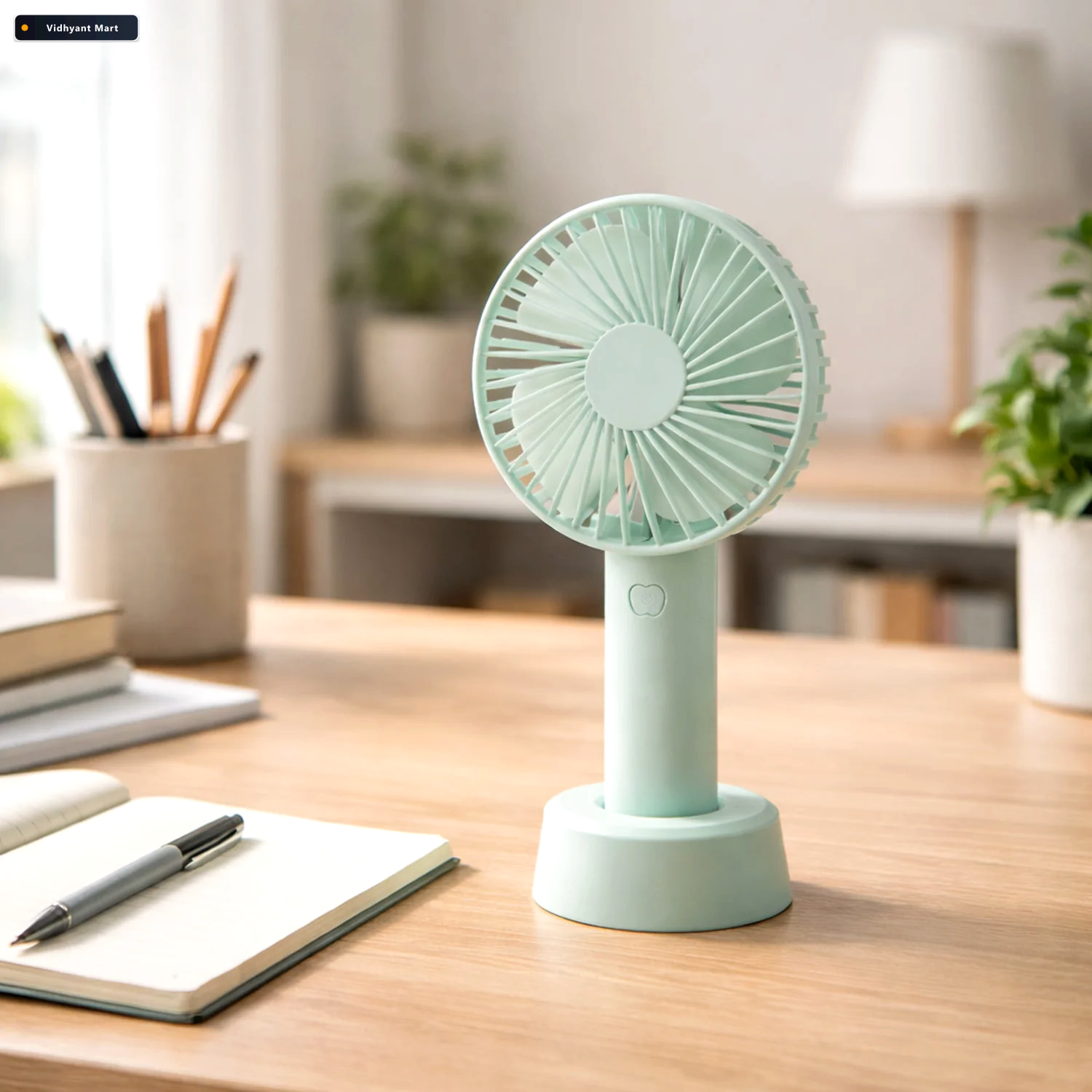 Vidhyant Mart Portable Handheld Fan Lightweight Rechargeable Coo 1