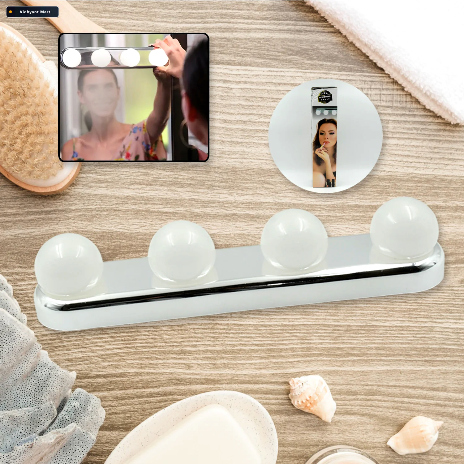 Vidhyant Mart Portable Makeup Light Battery Powered Led Vanity M 2