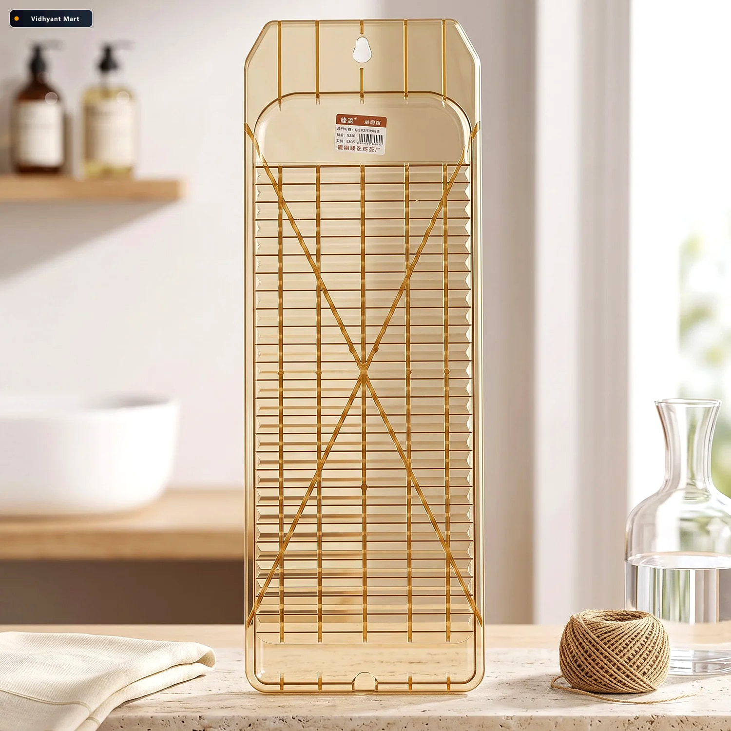 Vidhyant Mart Portable Plastic Laundry Washboard With Ridges For 3