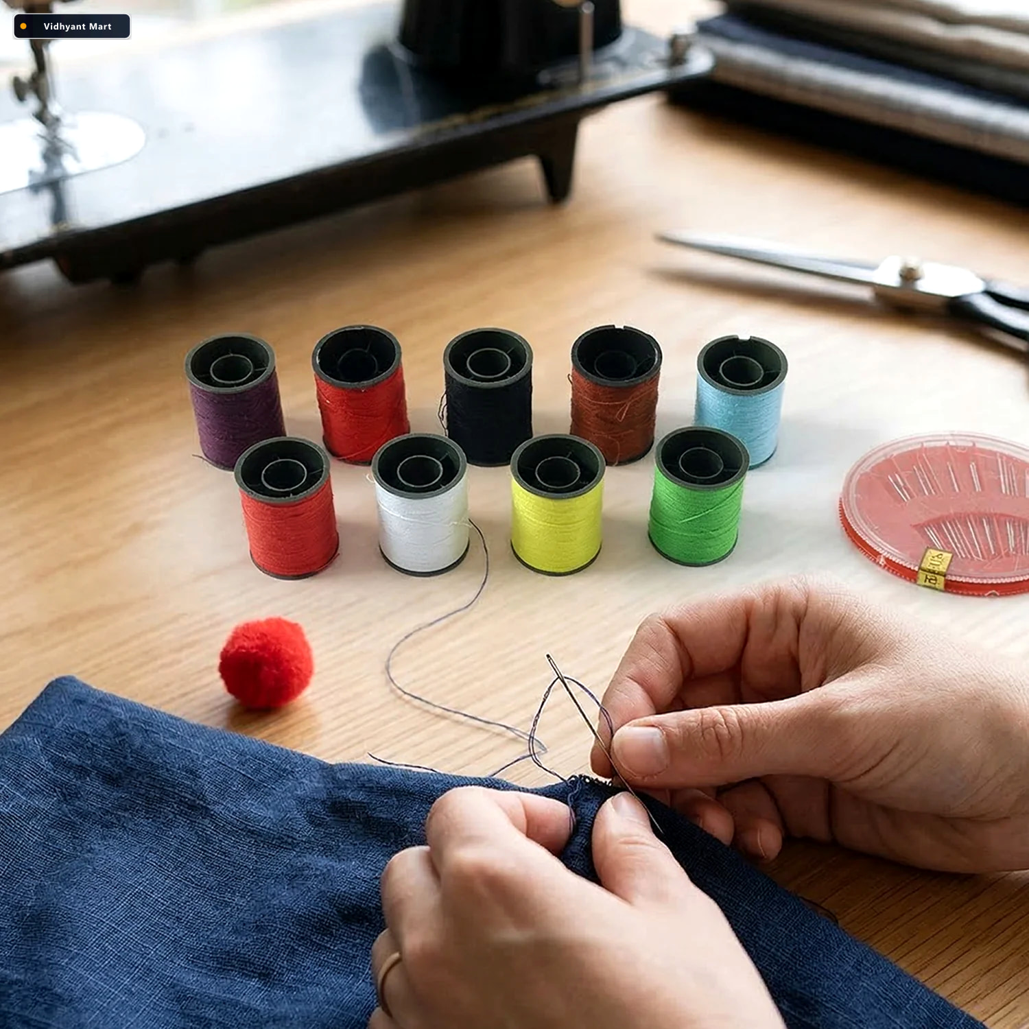 Vidhyant Mart Portable Sewing Kit Compact Ideal For Quick Repair 3