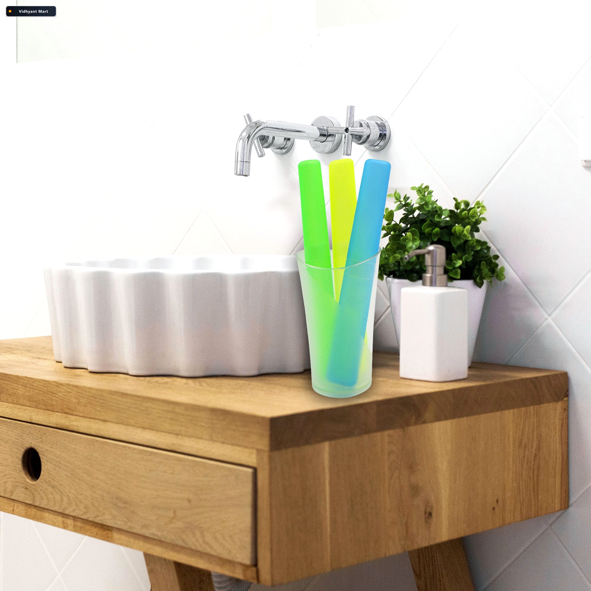 Vidhyant Mart Portable Toothbrush Case Dust Proof Travel Holder 3