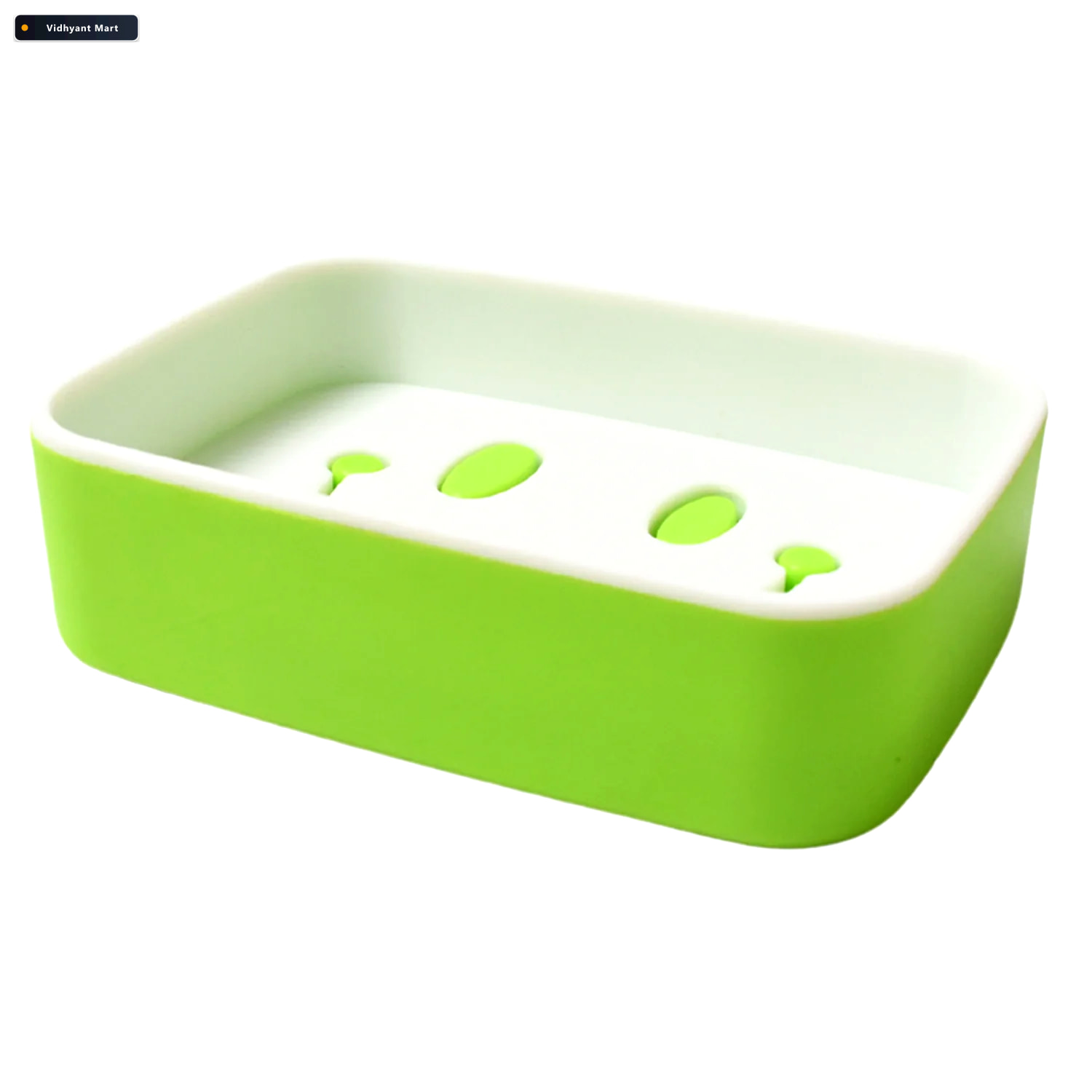 Vidhyant Mart Portable Travel Soap Dish Box Cute Smiley Face Dra 3